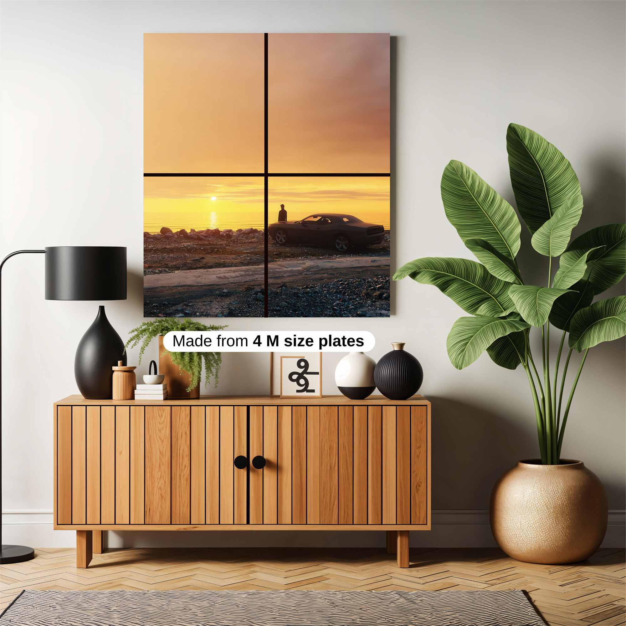 Sunset Contemplation Safe Wall Magnetic / M