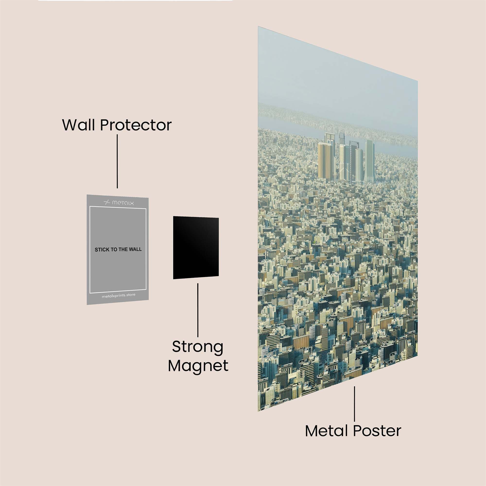 Urban Expansiveness Safe Wall Magnetic / M