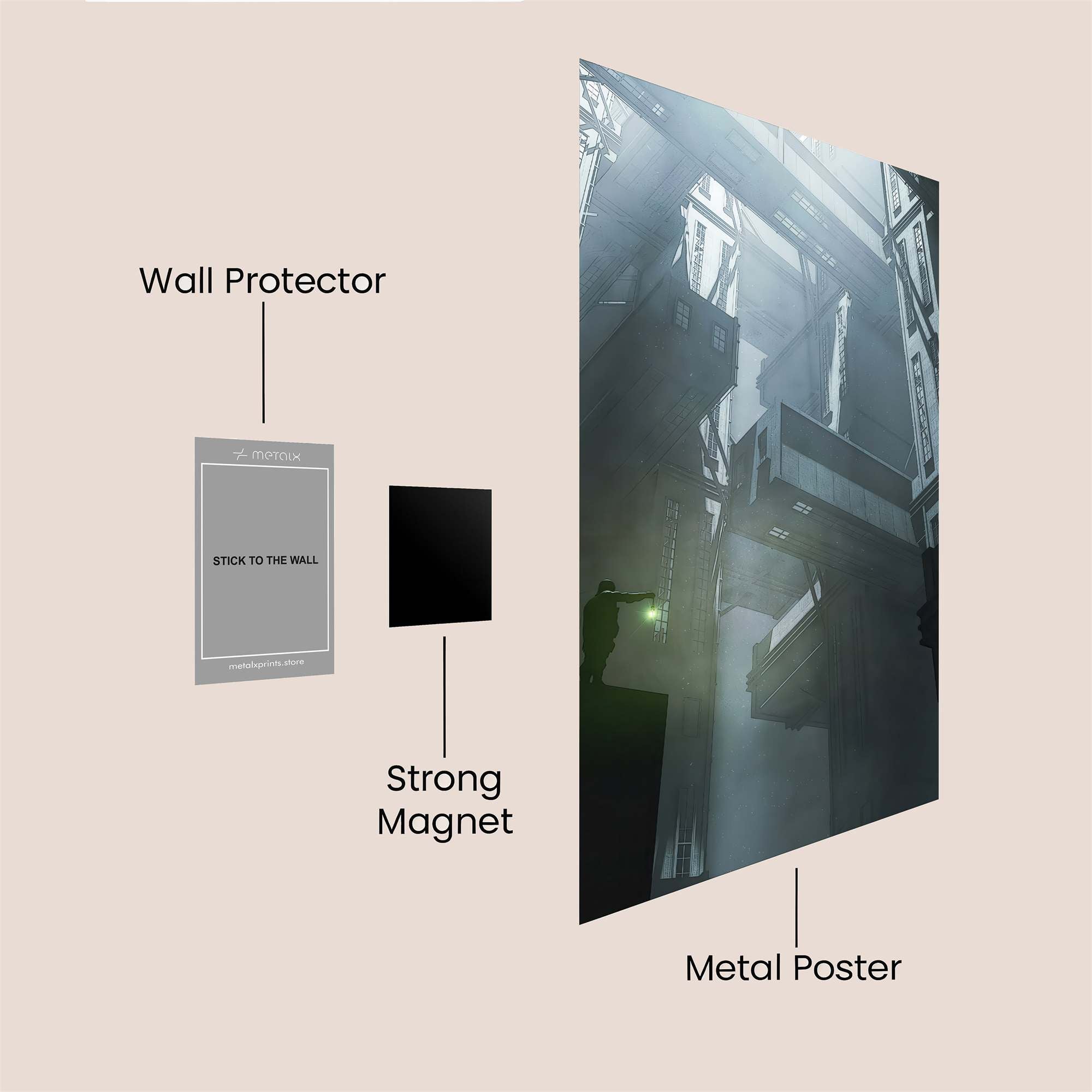 Citadel Luminescence Safe Wall Magnetic / M