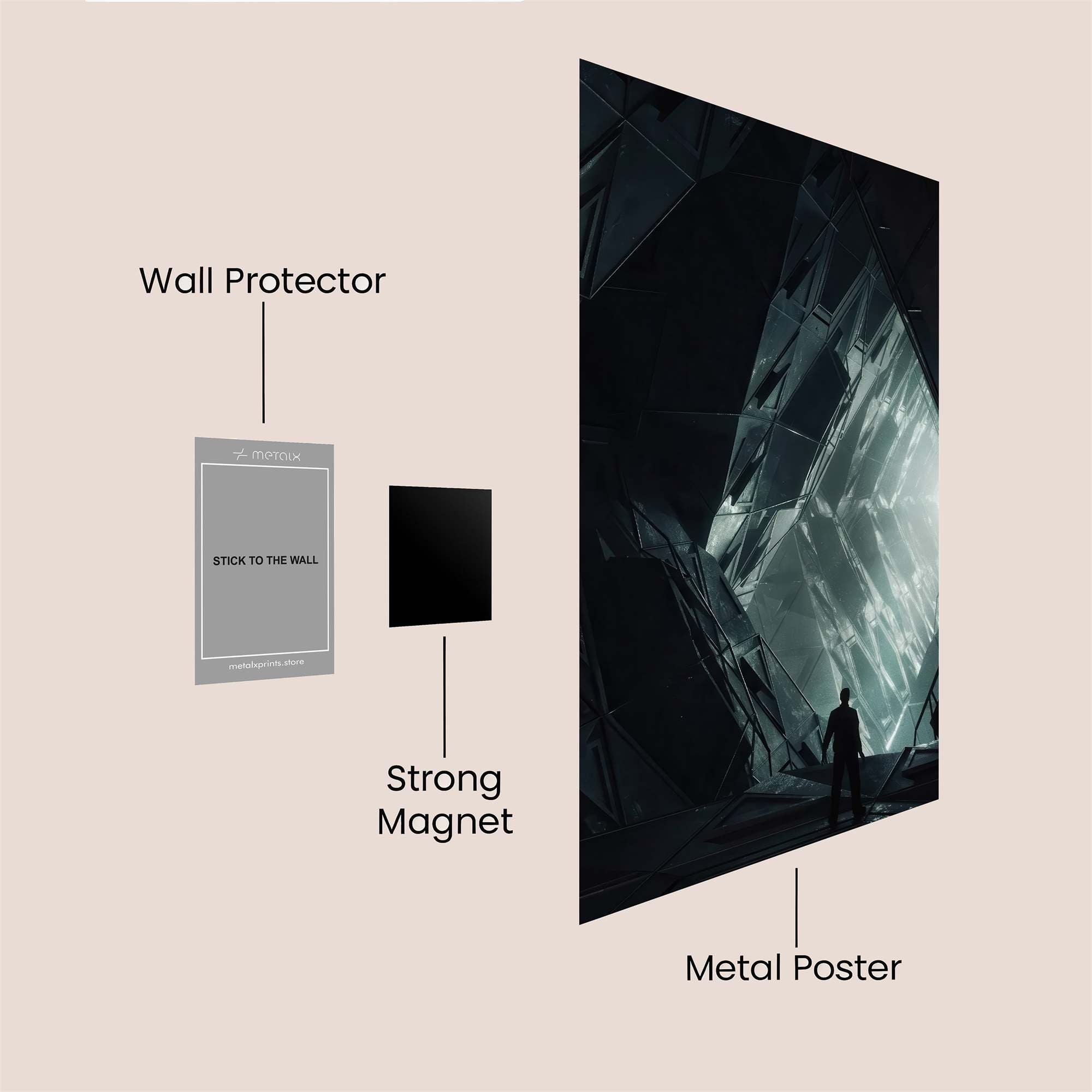 Ethereal Ascent Safe Wall Magnetic / M