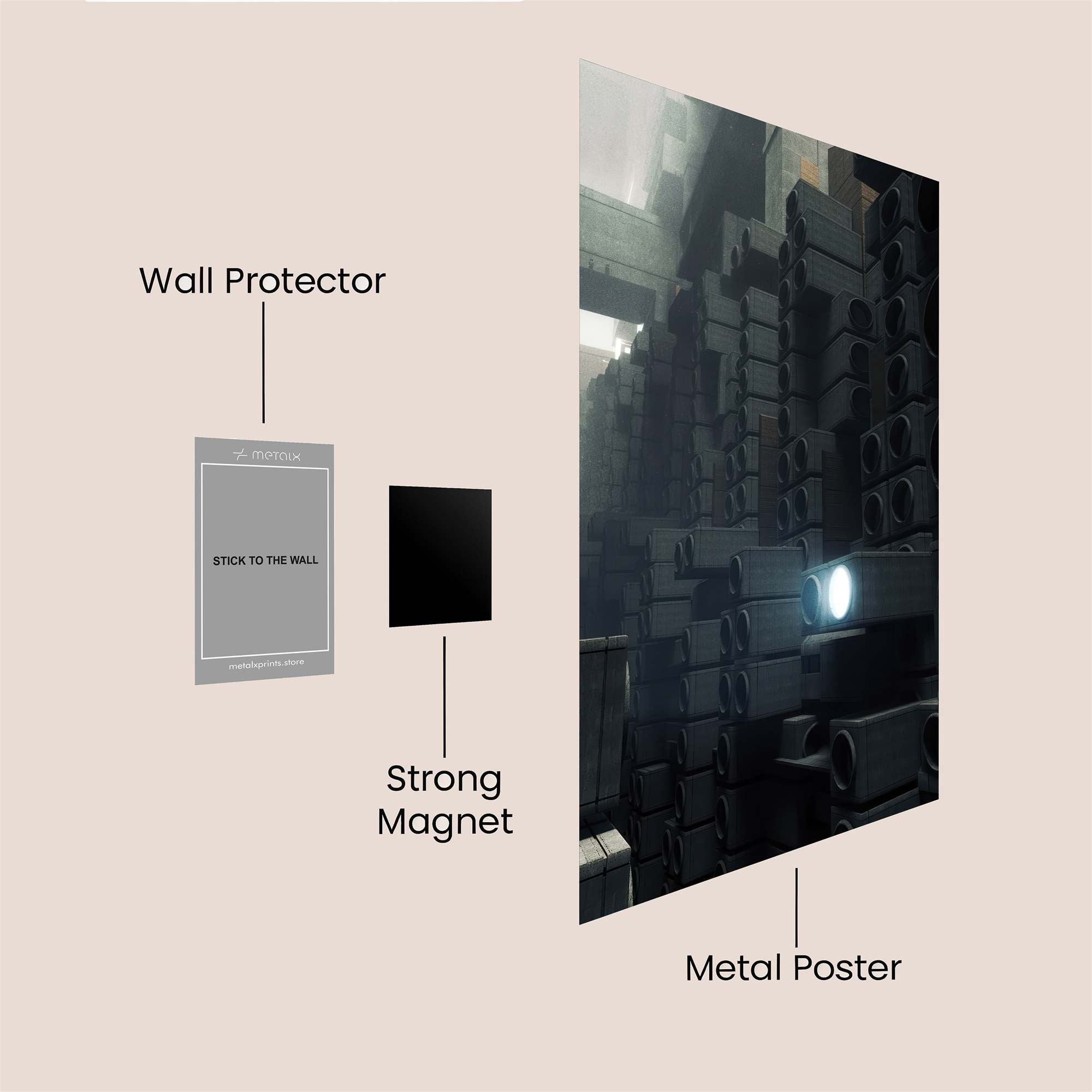 Companion Mystique Safe Wall Magnetic / M