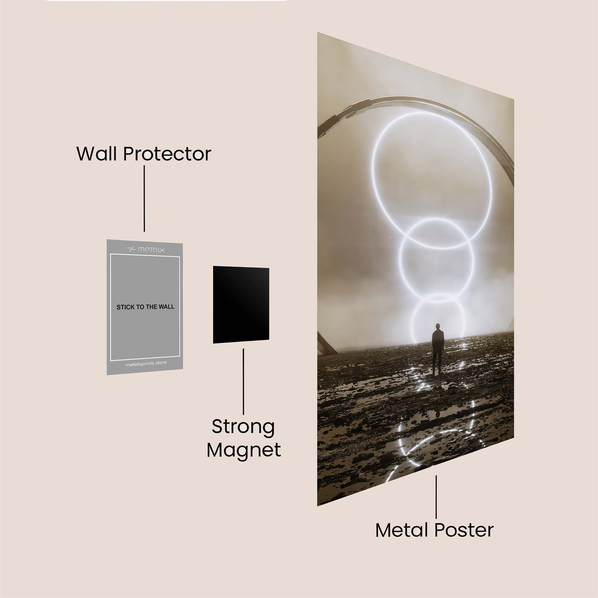 Portal Reverie Safe Wall Magnetic / M