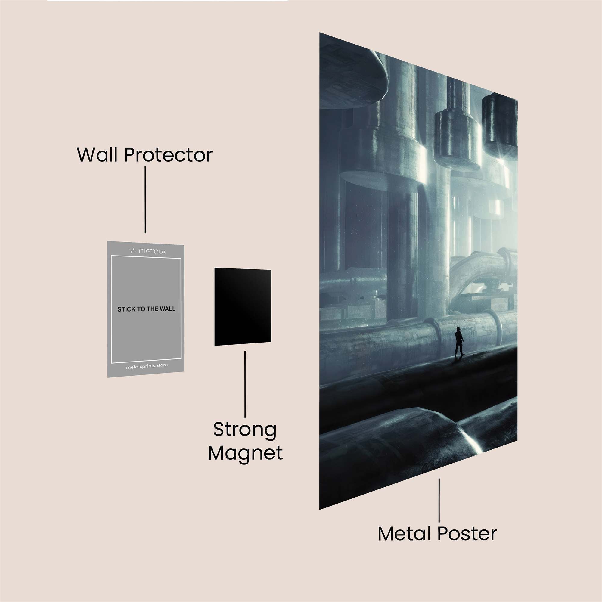 Titanic Realms Safe Wall Magnetic / M
