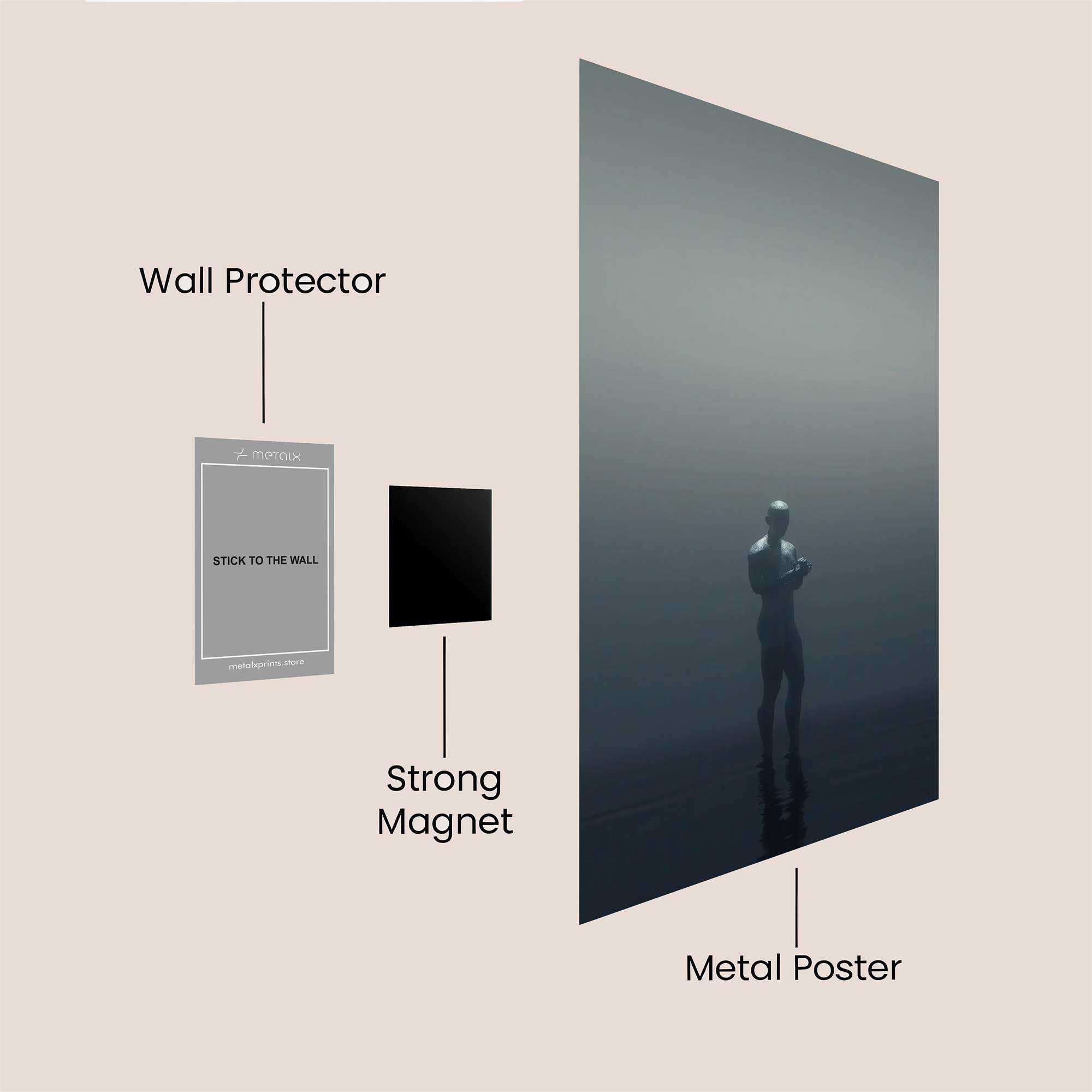 Solitary Echo Safe Wall Magnetic / M