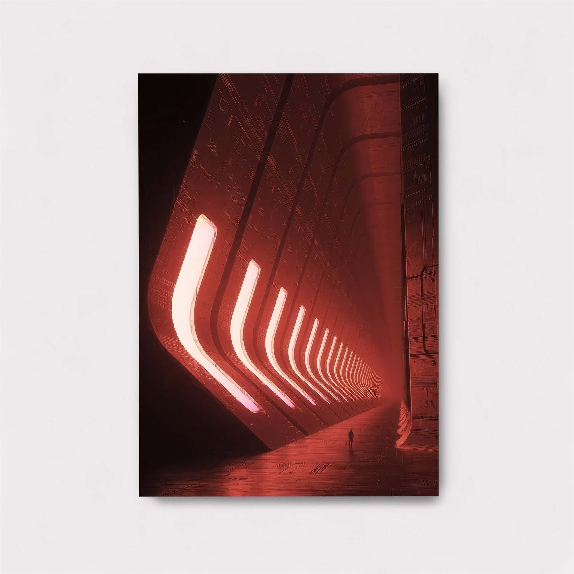 Futuristic Solitude Safe Wall Magnetic / M