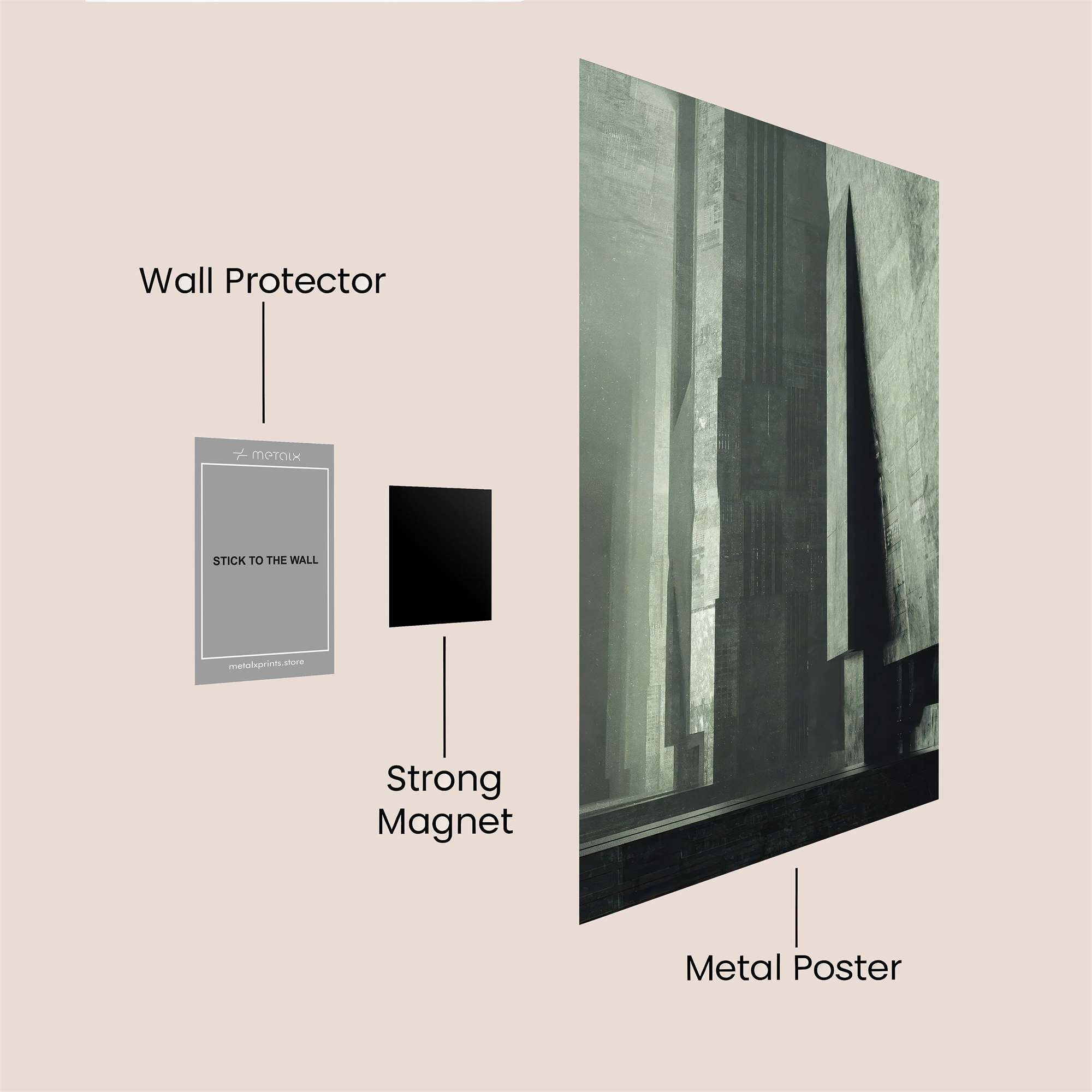 Monolith Silence Safe Wall Magnetic / M