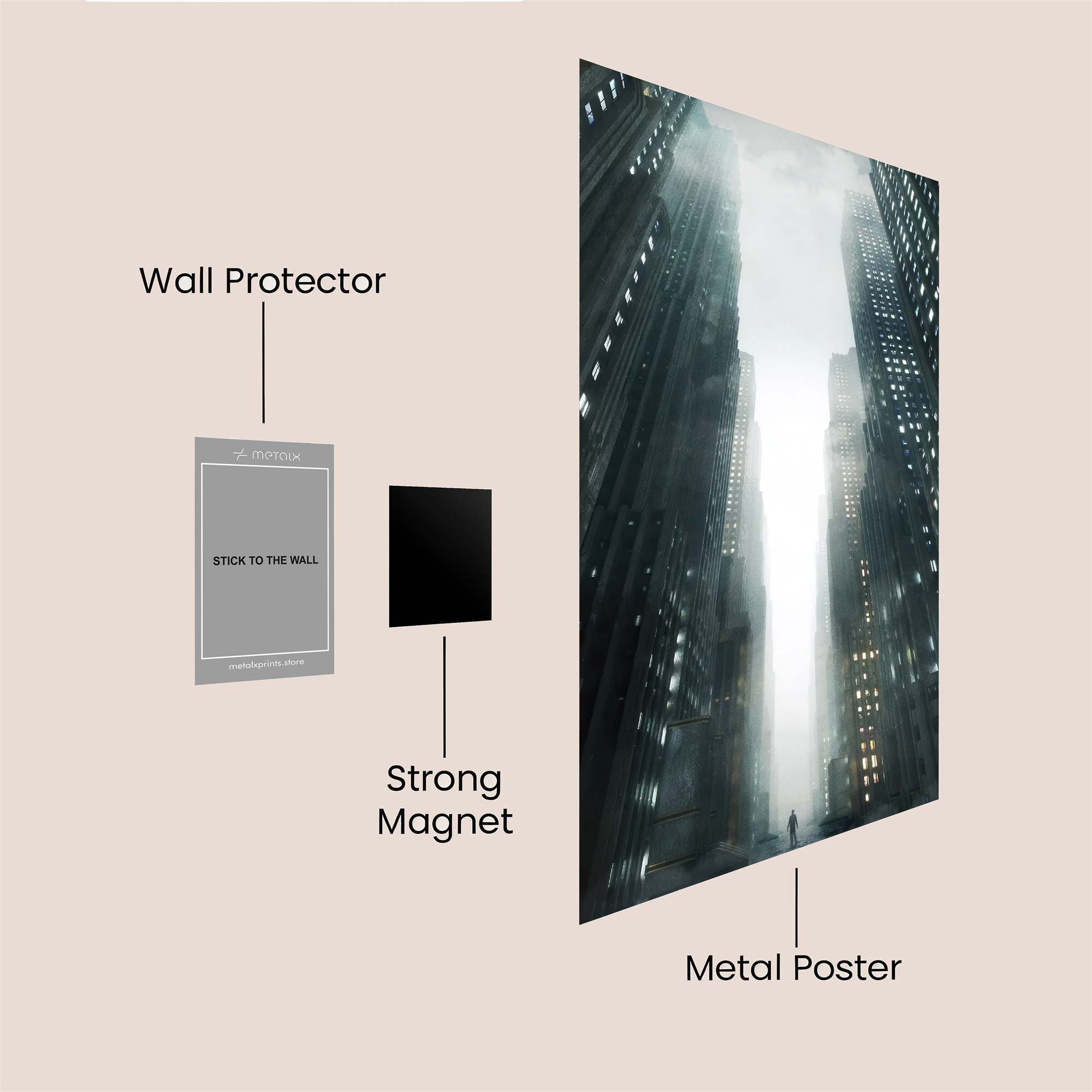 Urban Abyss Safe Wall Magnetic / M