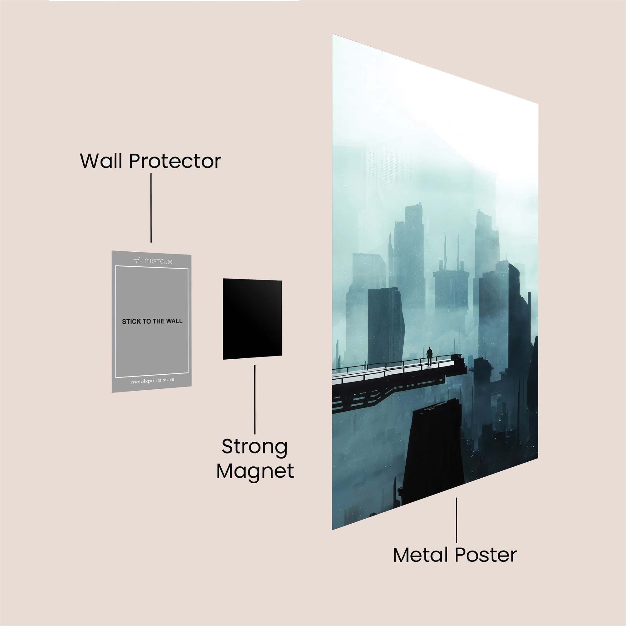 Desolate Serenity Safe Wall Magnetic / M