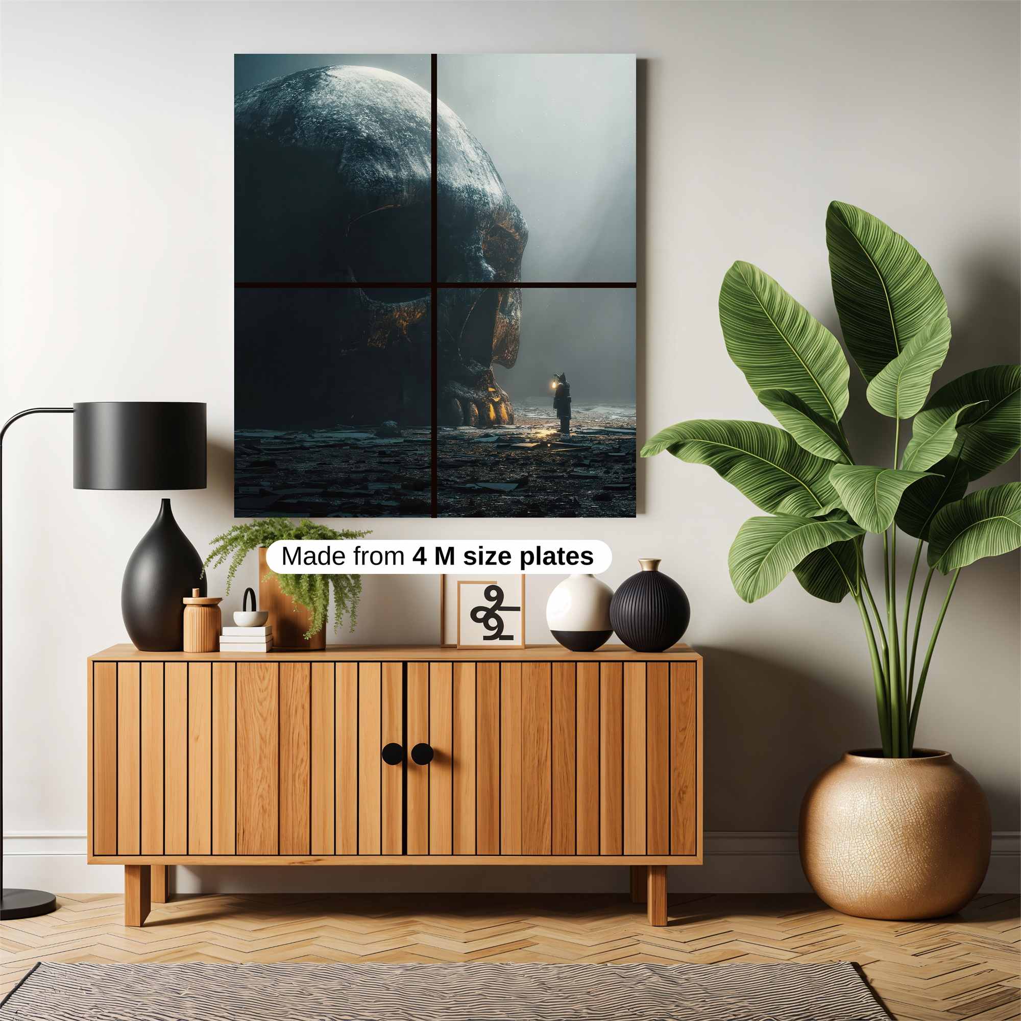 Titanic Skullscape Safe Wall Magnetic / M