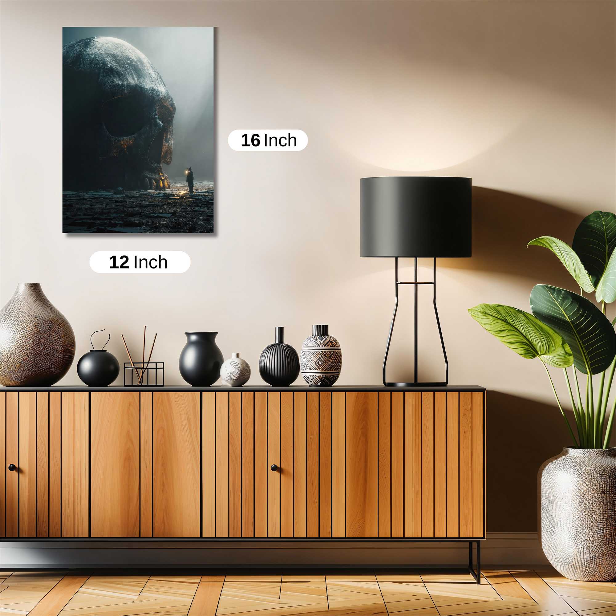 Titanic Skullscape Safe Wall Magnetic / M