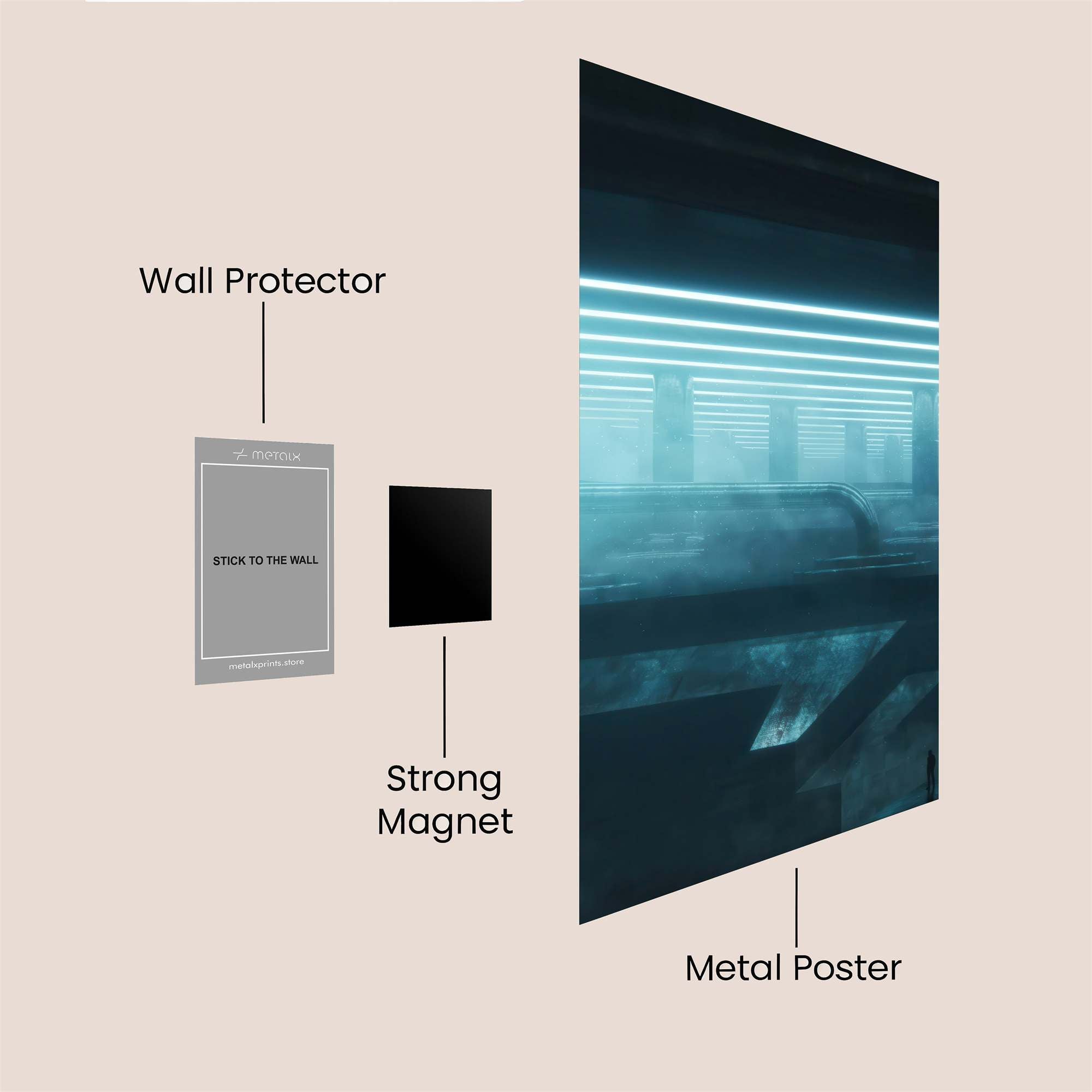 Subway Spectral Safe Wall Magnetic / M