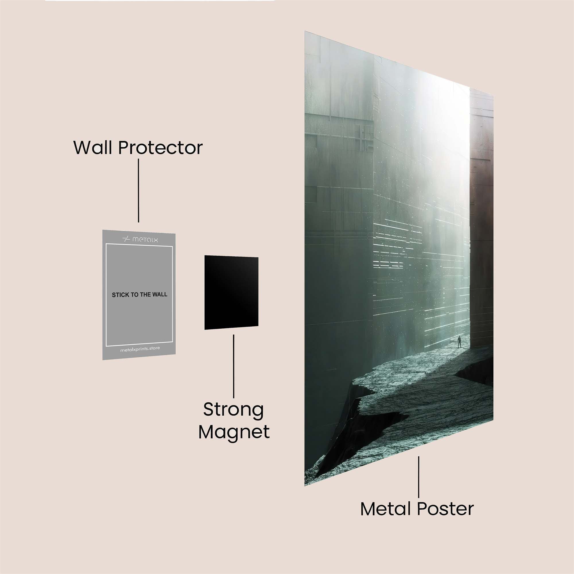 Monolith Mystique Safe Wall Magnetic / M