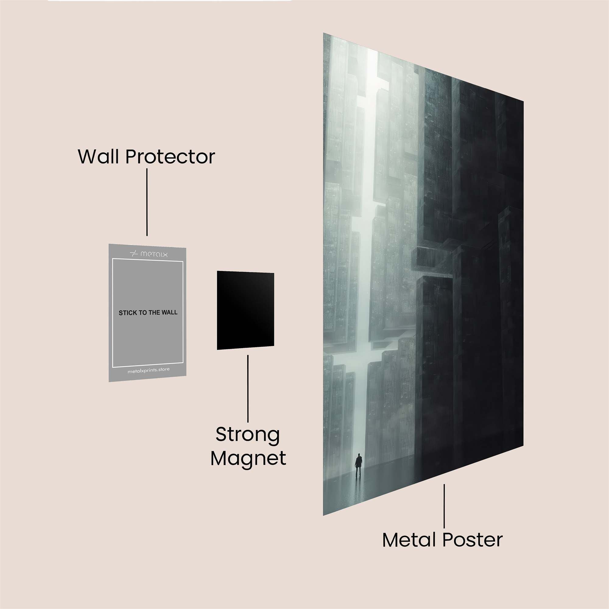 Monolithic Solitude Safe Wall Magnetic / M