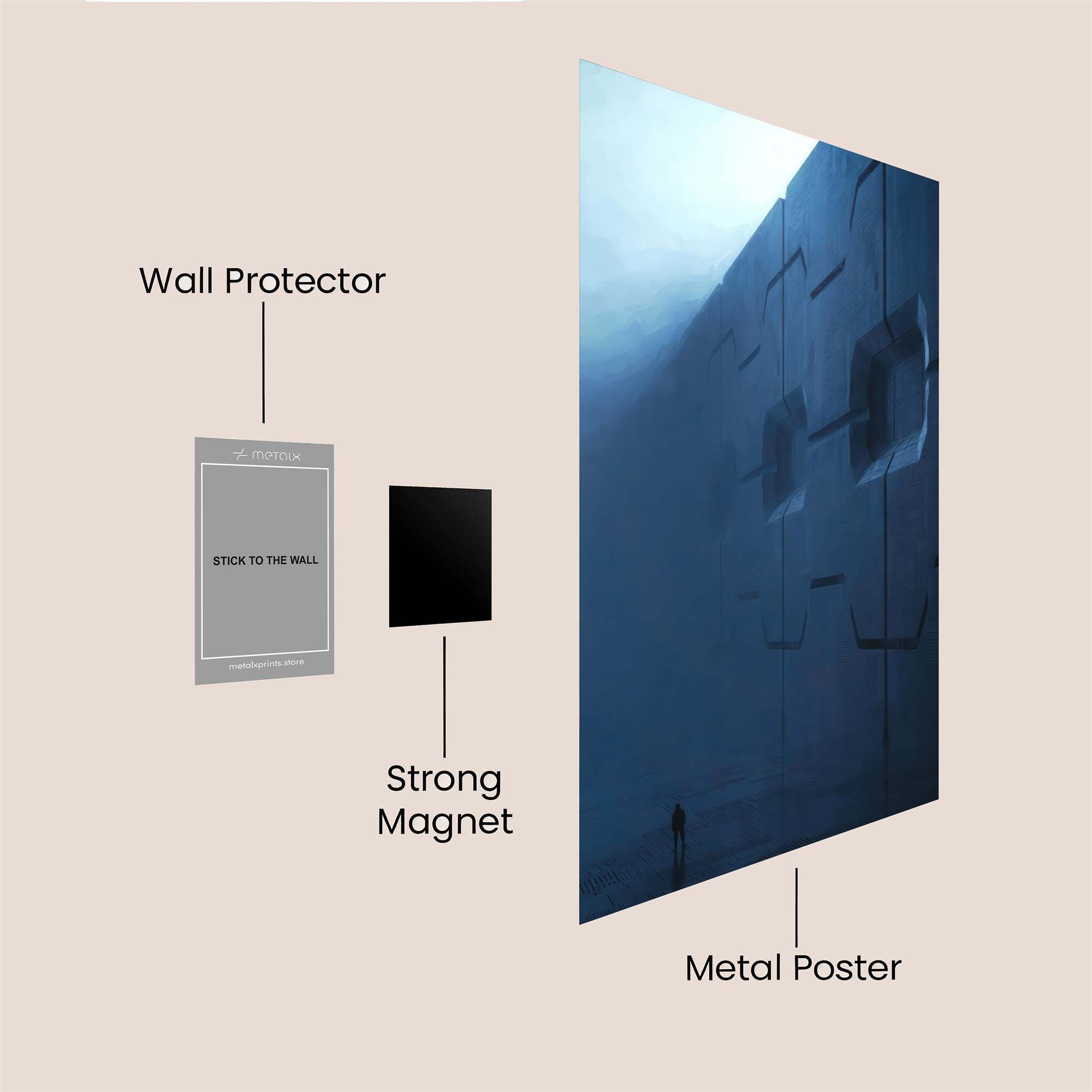 Monolith Serenity Safe Wall Magnetic / M