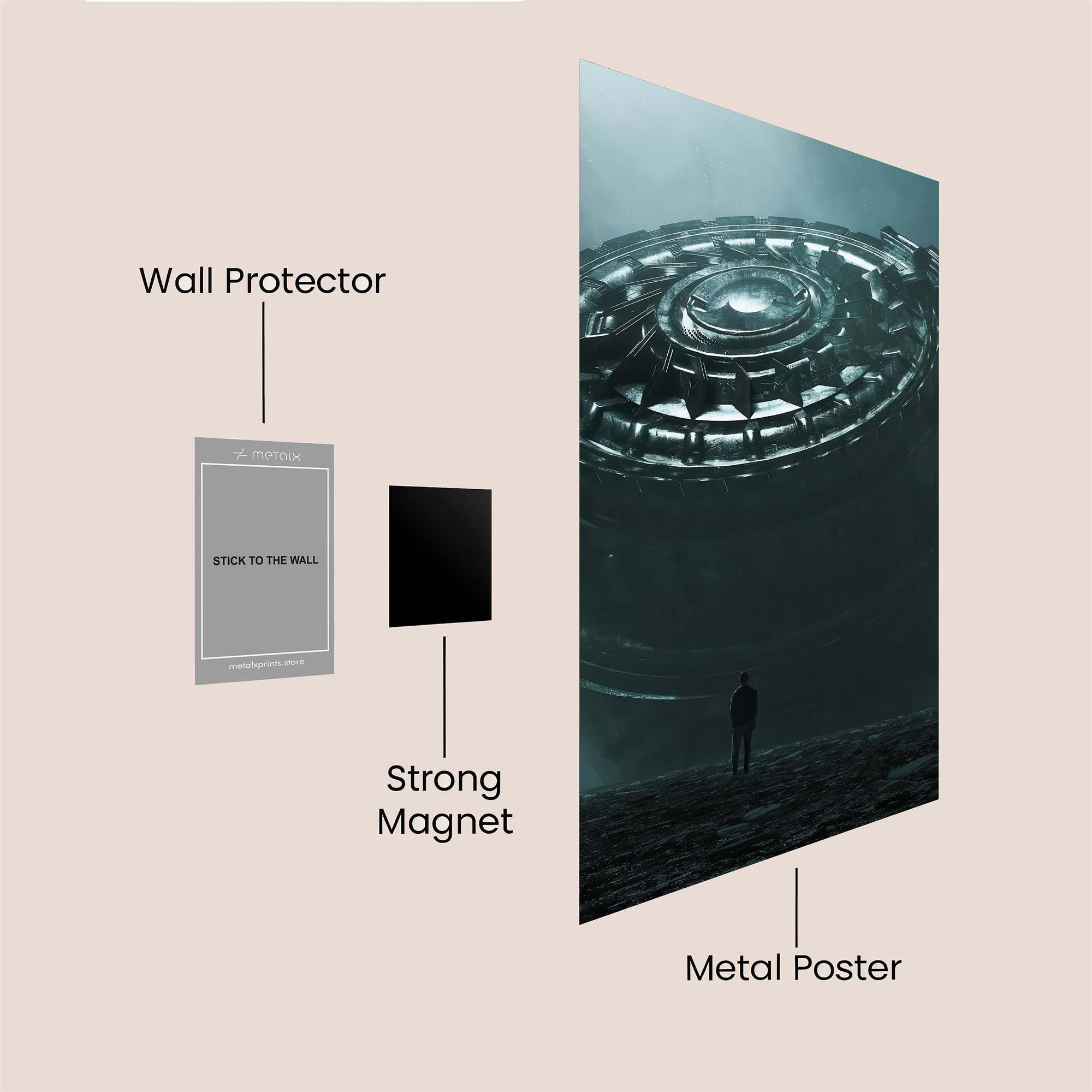 Colossal Enigma Safe Wall Magnetic / M