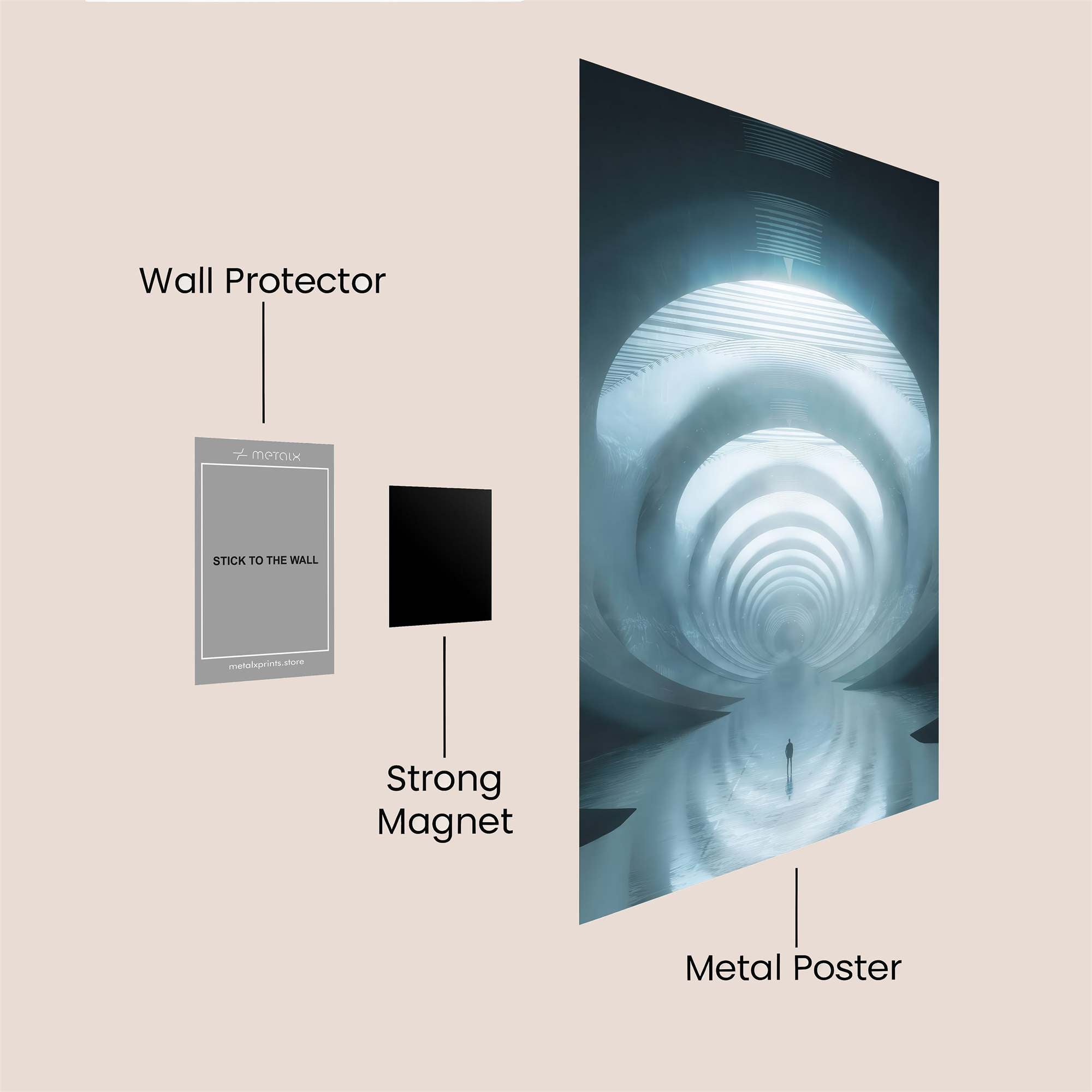 Ethereal Passage Safe Wall Magnetic / M