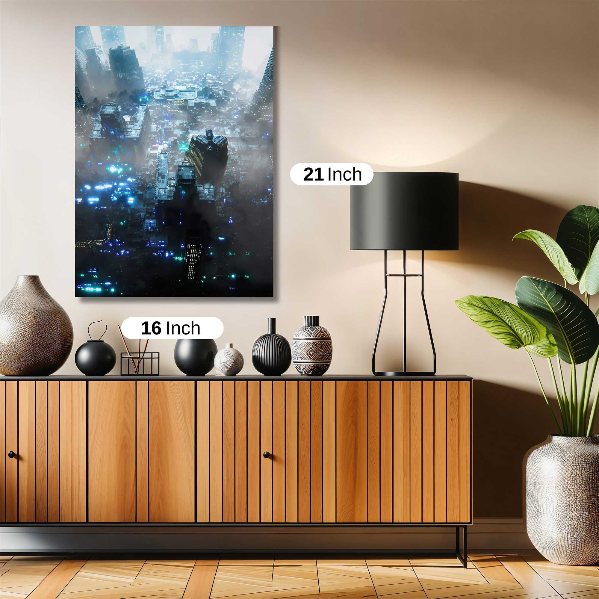 Futuristic Haze Safe Wall Magnetic / M