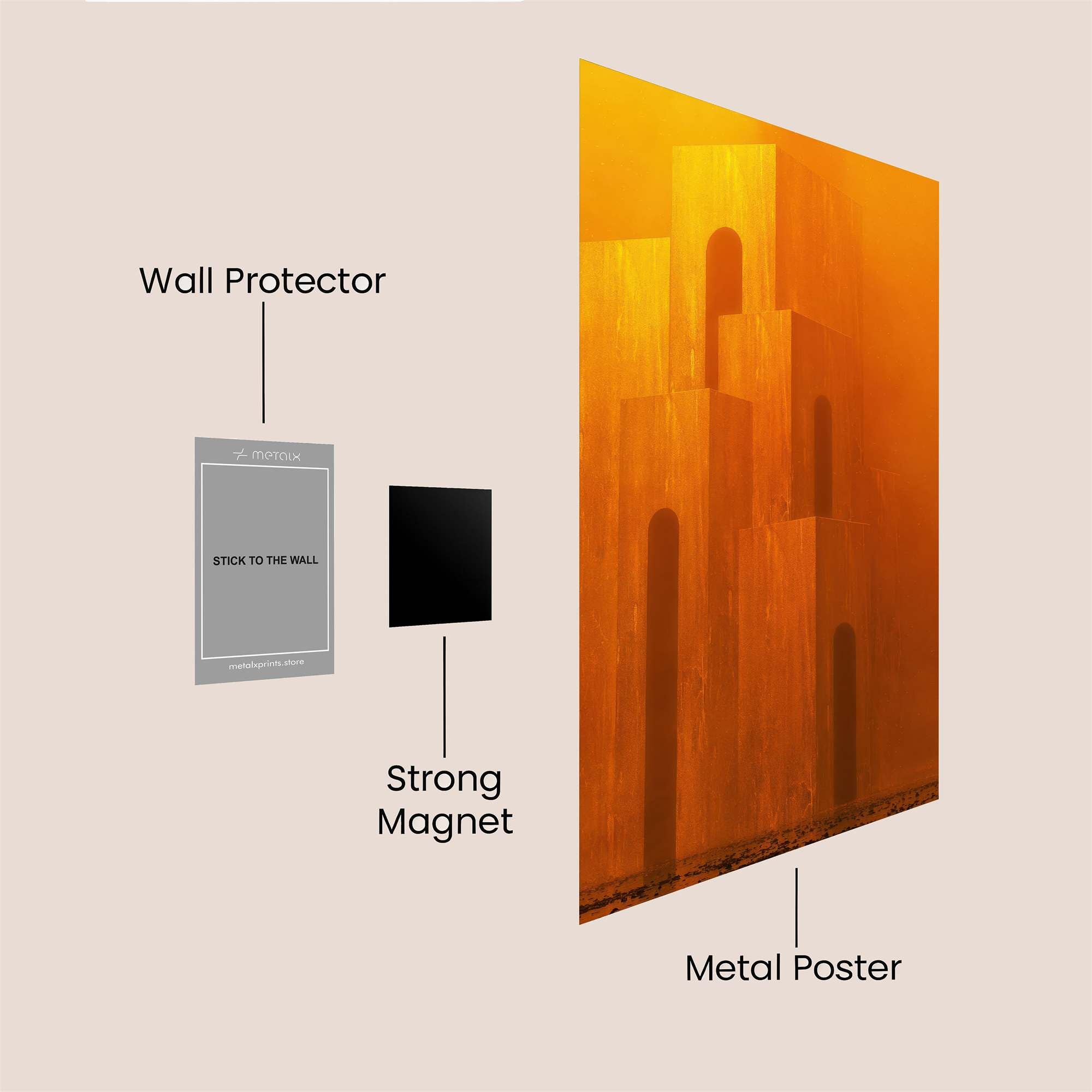 Monolith Reverie Safe Wall Magnetic / M
