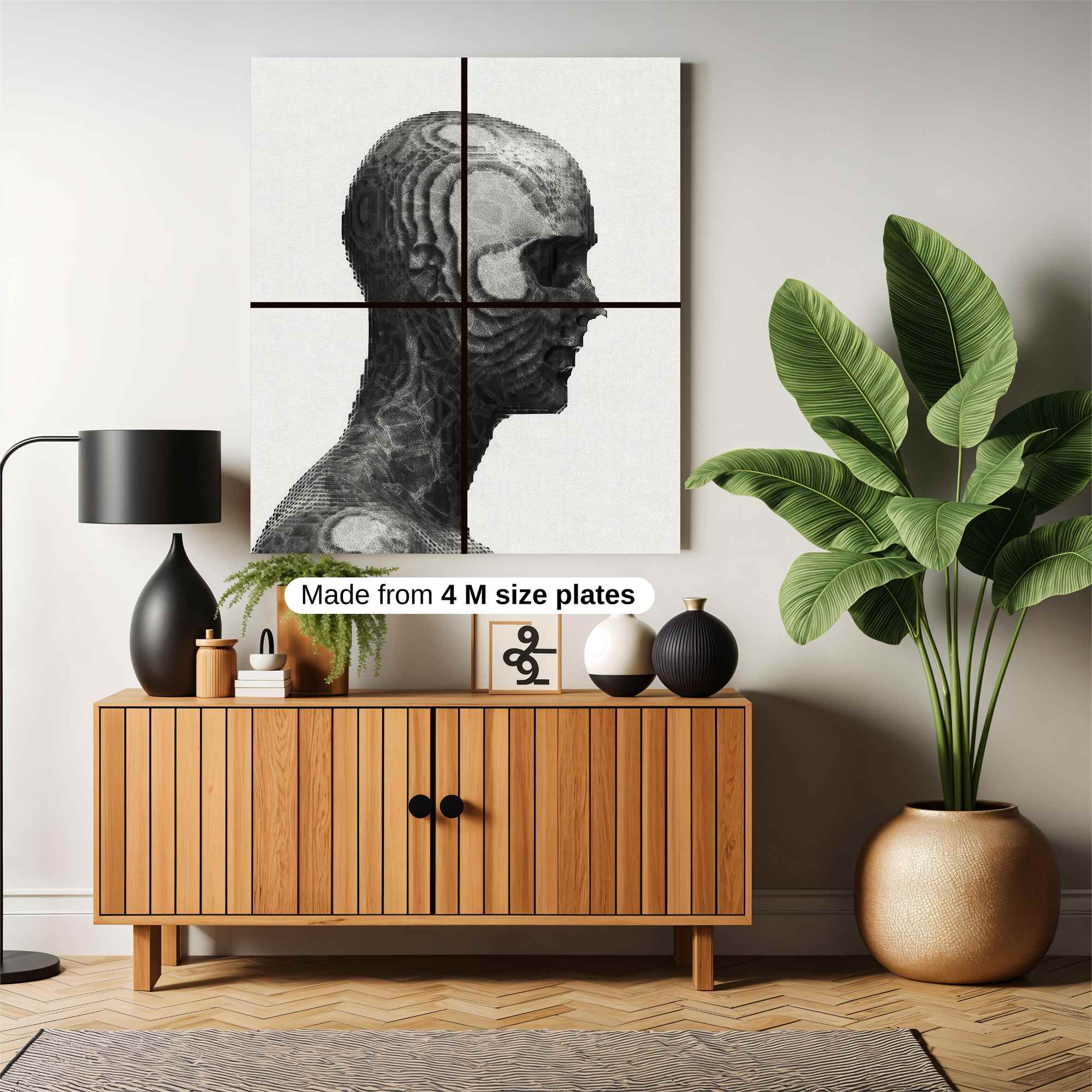 Patterned Enigma Safe Wall Magnetic / M