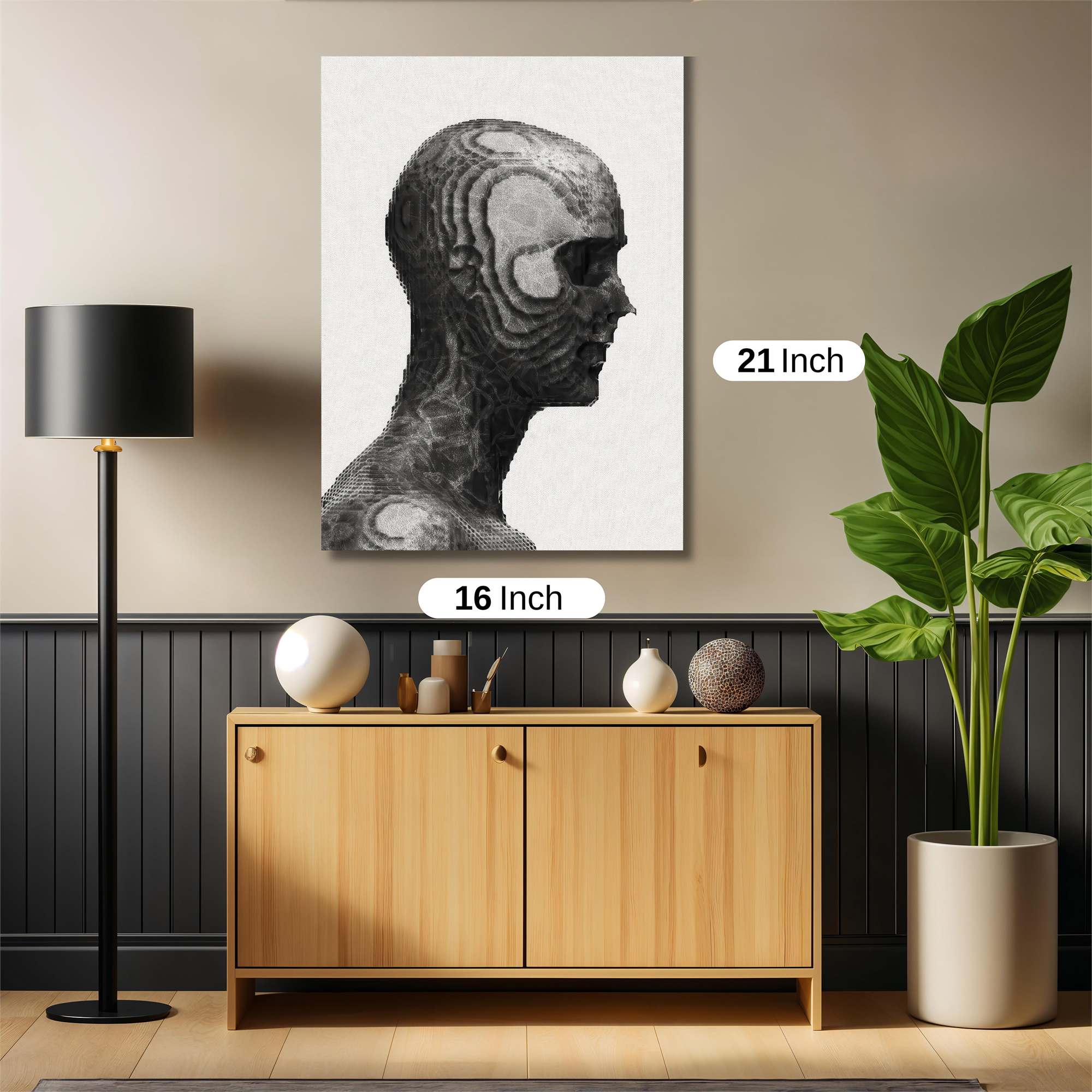 Patterned Enigma Safe Wall Magnetic / M