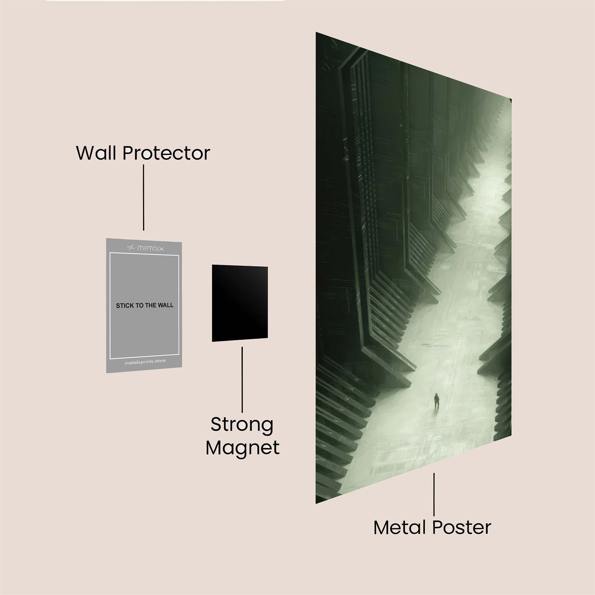 Infinite Passageway Safe Wall Magnetic / M