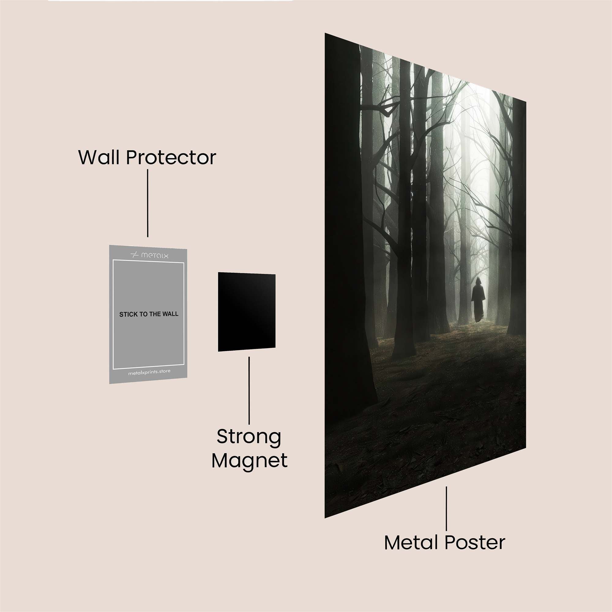 Forest Enigma Safe Wall Magnetic / M