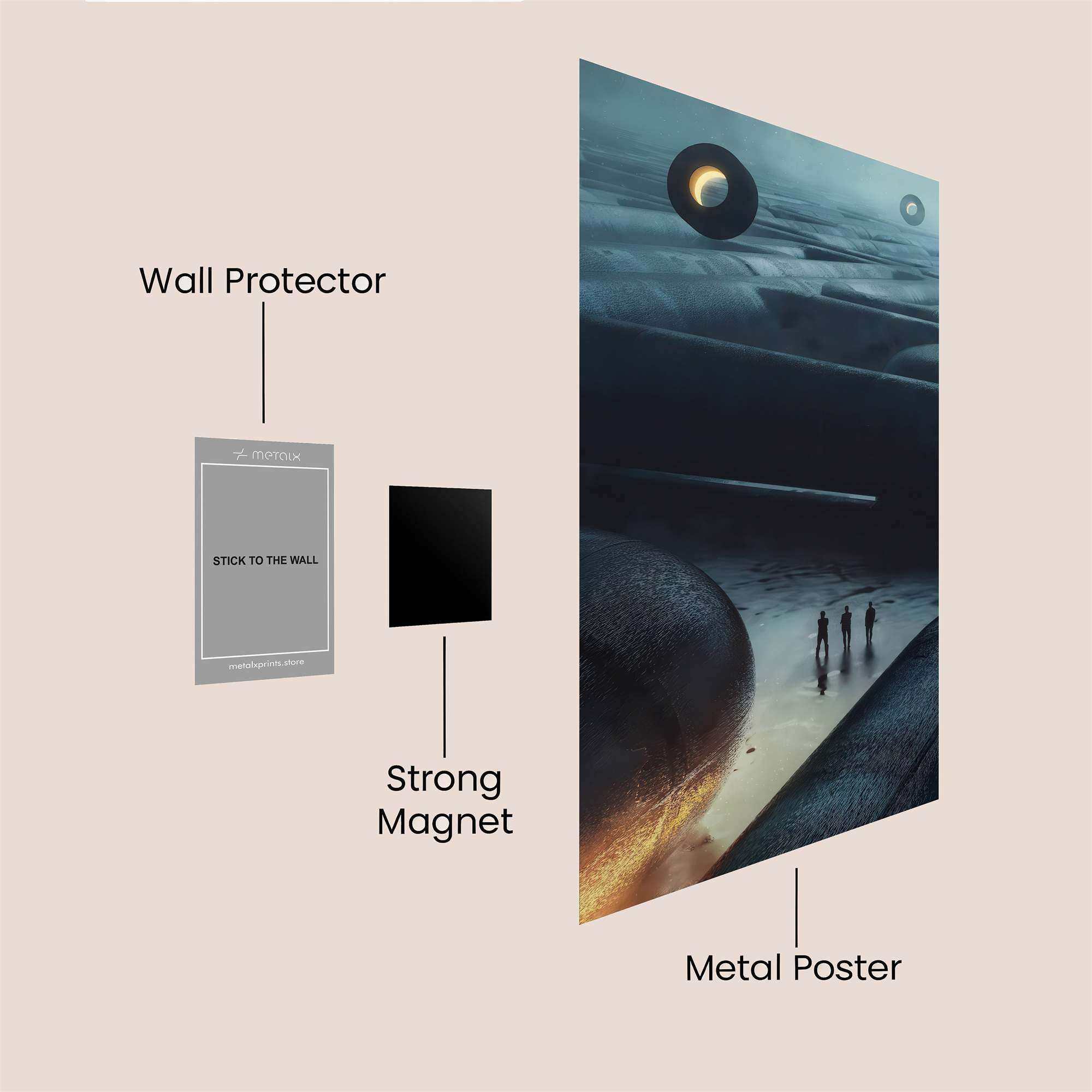 Maze Echoes Safe Wall Magnetic / M