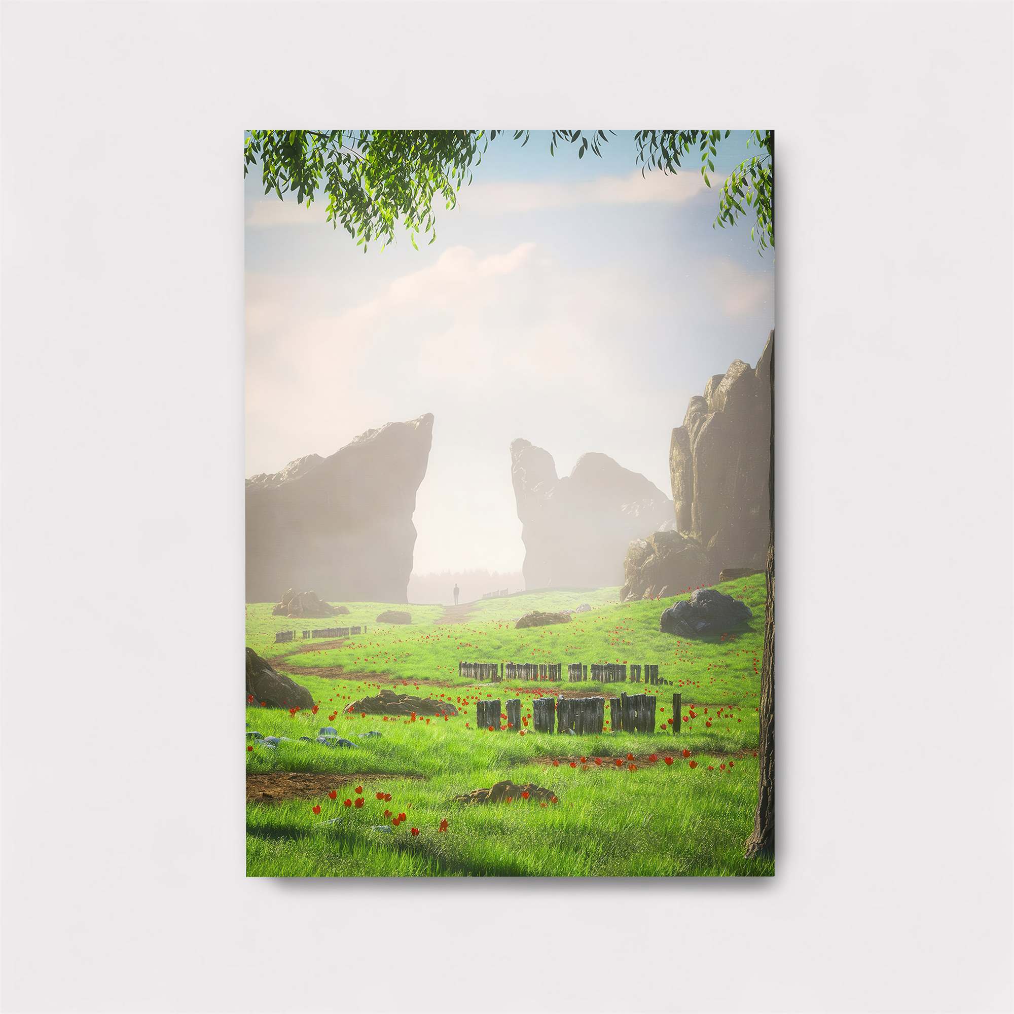 Serene Stonescape Safe Wall Magnetic / M