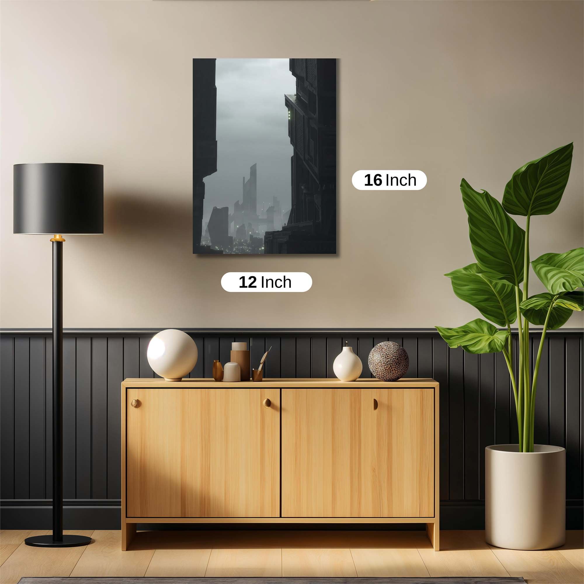 Futuristic Gloom Safe Wall Magnetic / M