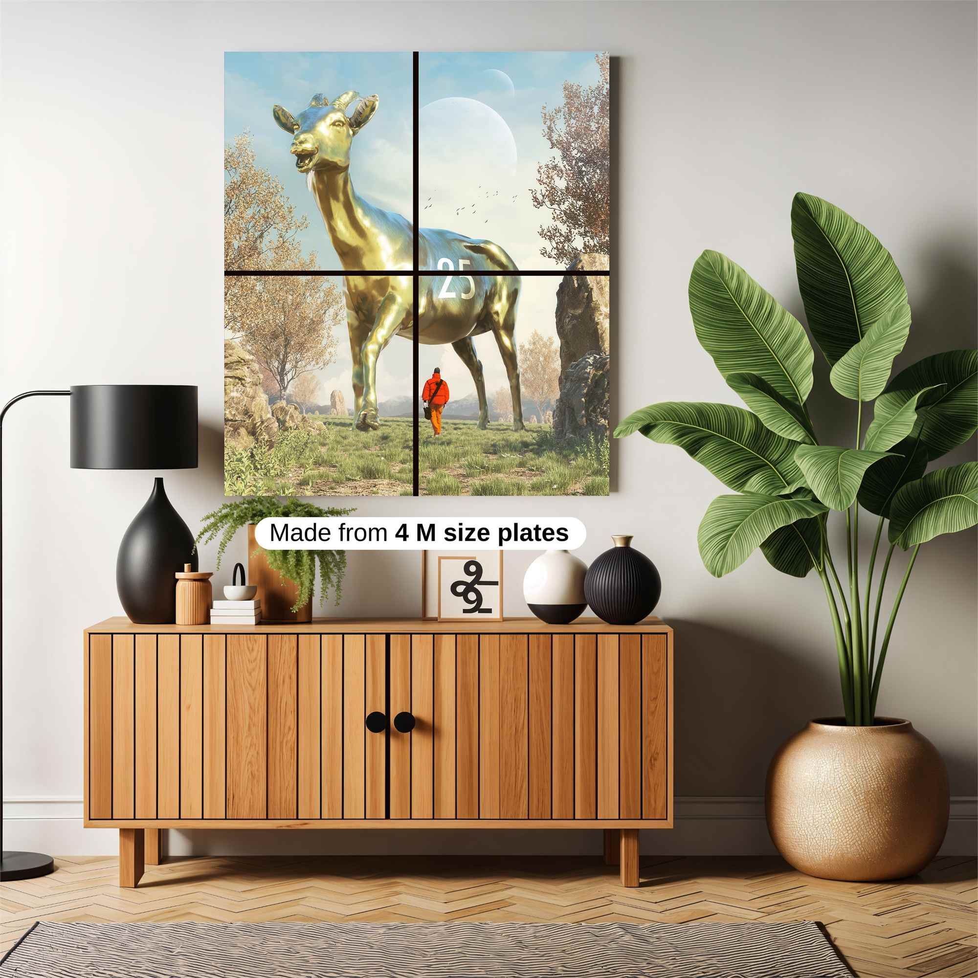 Gilded Journey Safe Wall Magnetic / M