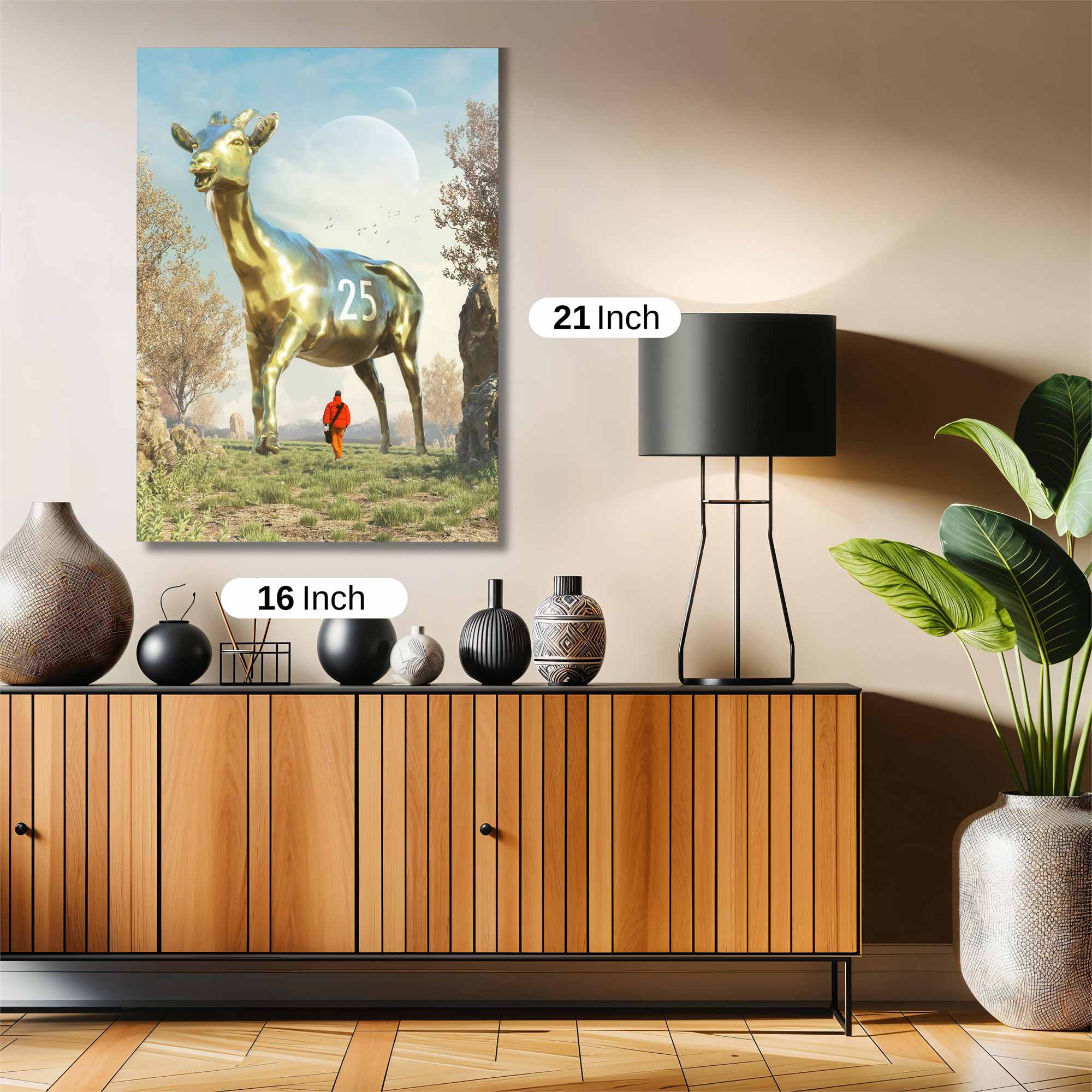 Gilded Journey Safe Wall Magnetic / M