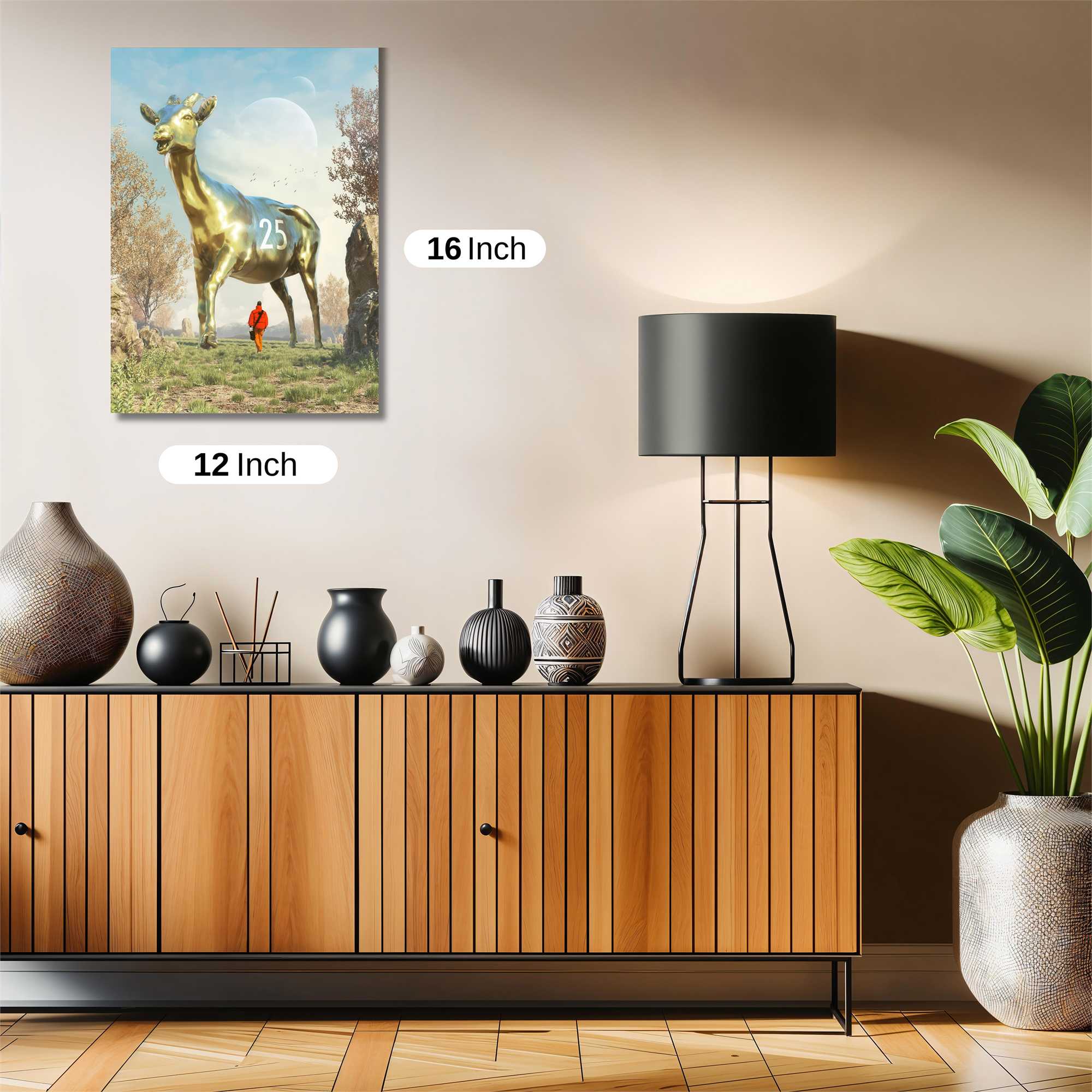 Gilded Journey Safe Wall Magnetic / M