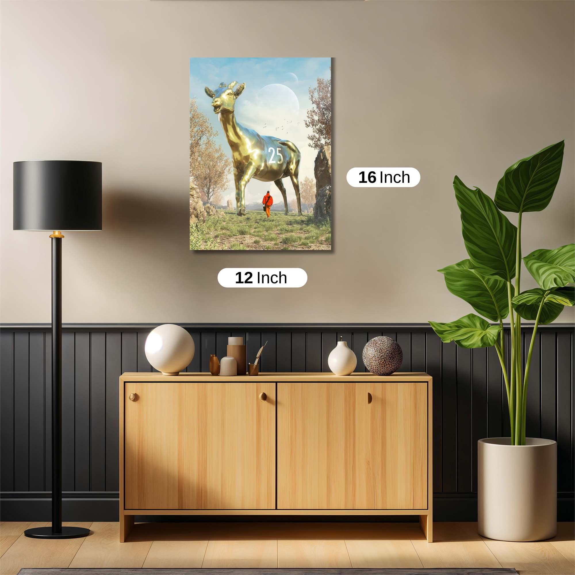 Gilded Journey Safe Wall Magnetic / M