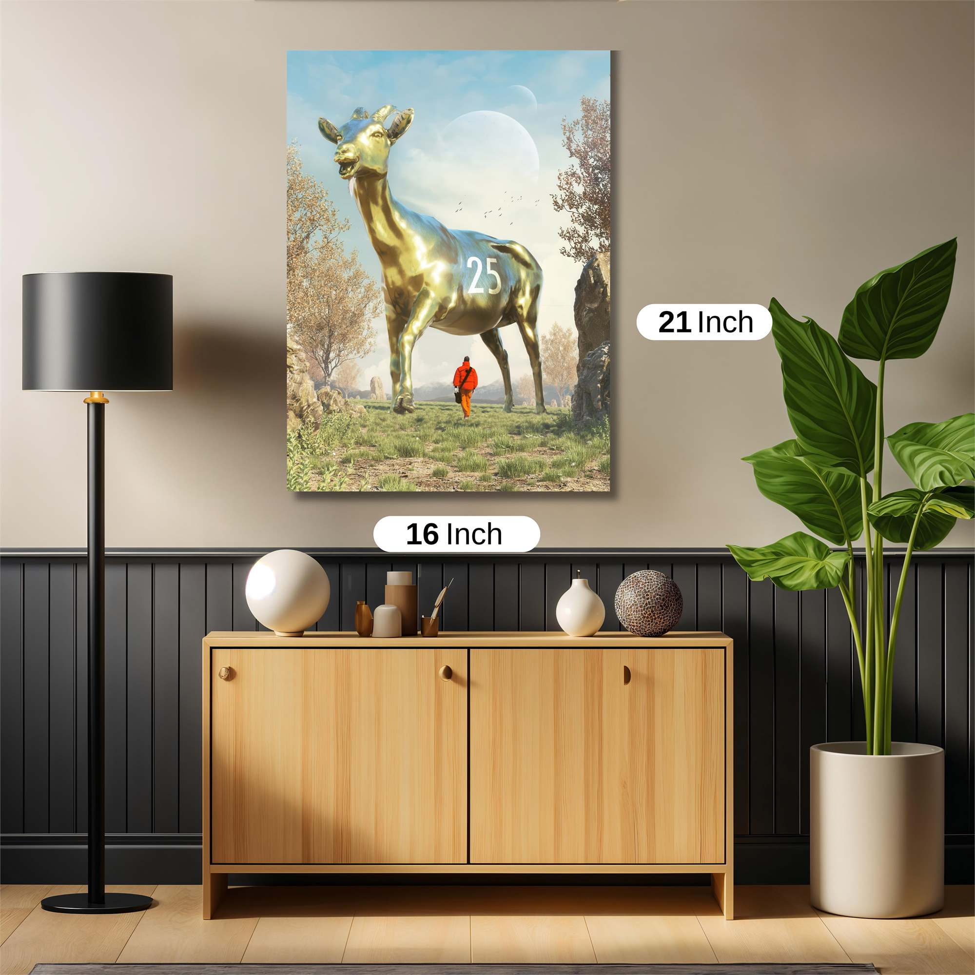 Gilded Journey Safe Wall Magnetic / M