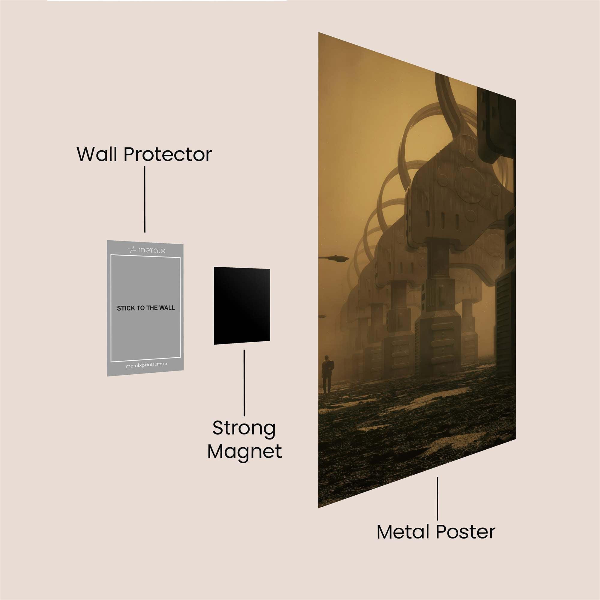 Giant Reverie Safe Wall Magnetic / M