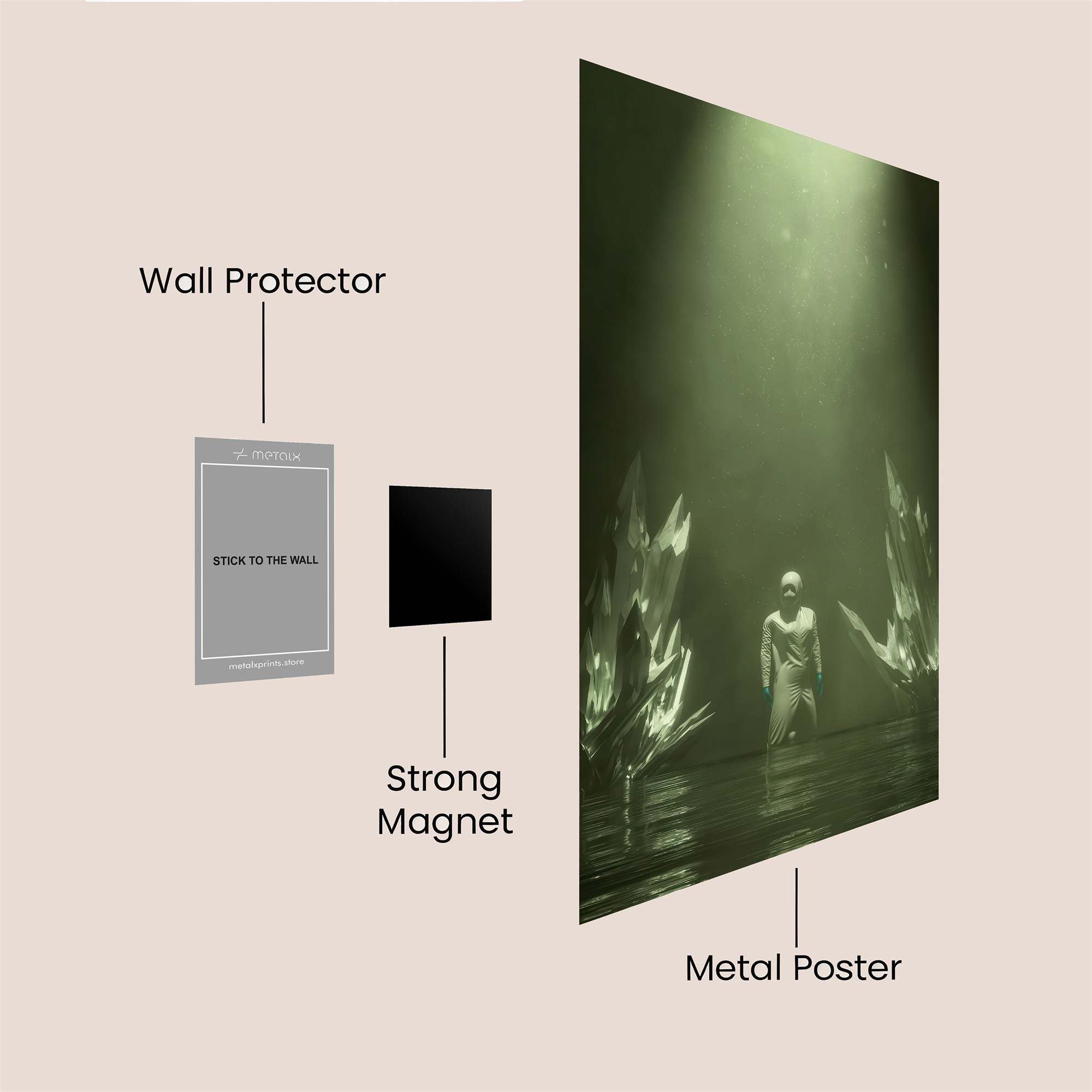 Enigmatic Emergence Safe Wall Magnetic / M