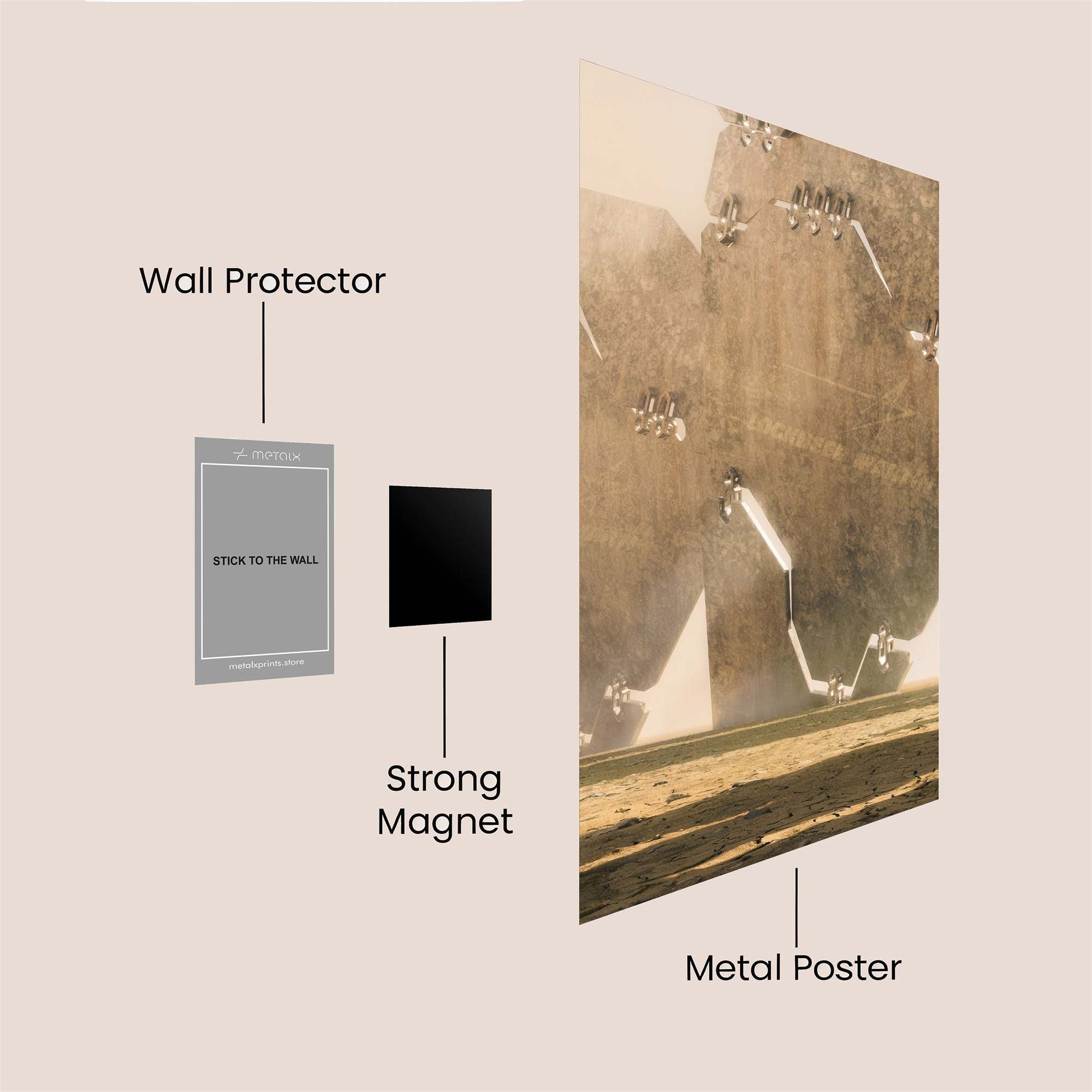 Colossal Mystery Safe Wall Magnetic / M