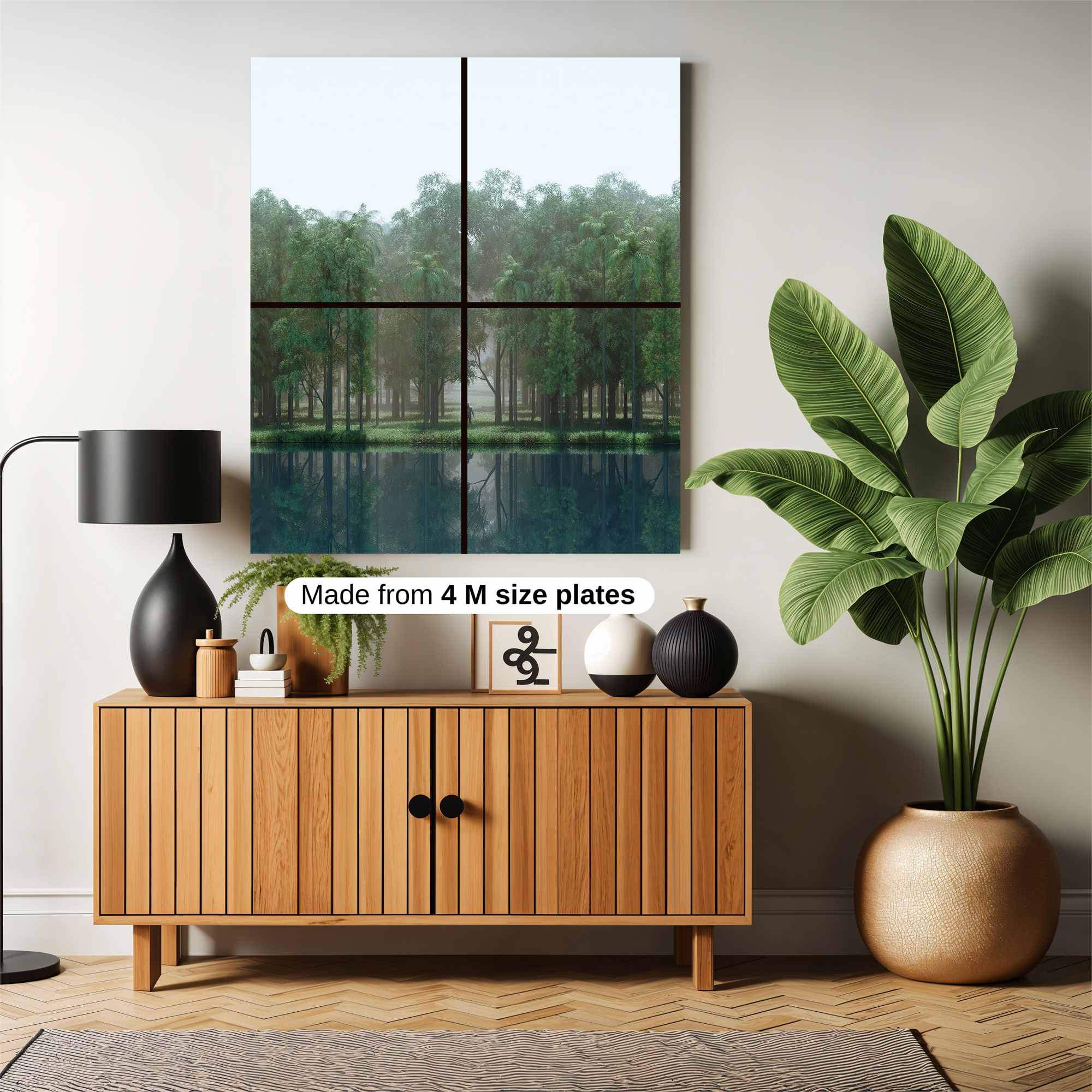 Serene Reflection Safe Wall Magnetic / M