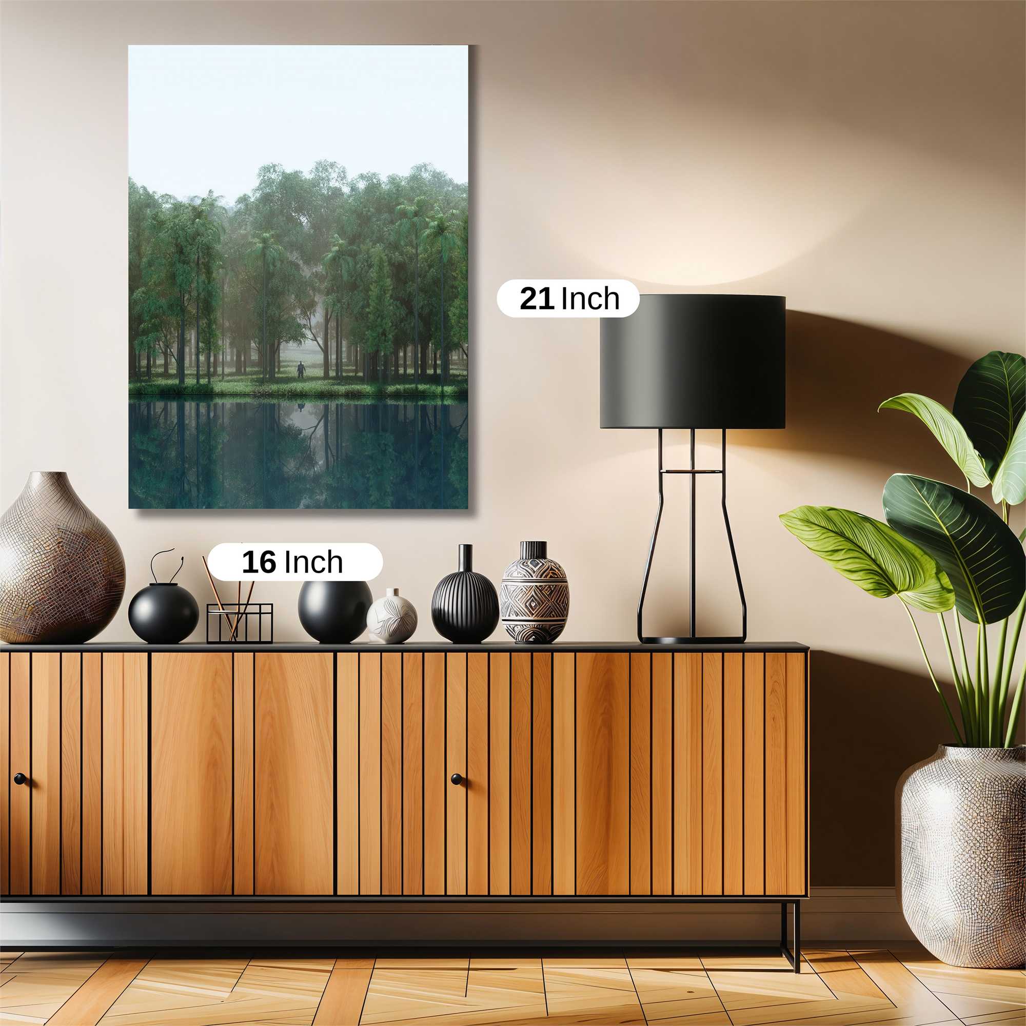 Serene Reflection Safe Wall Magnetic / M