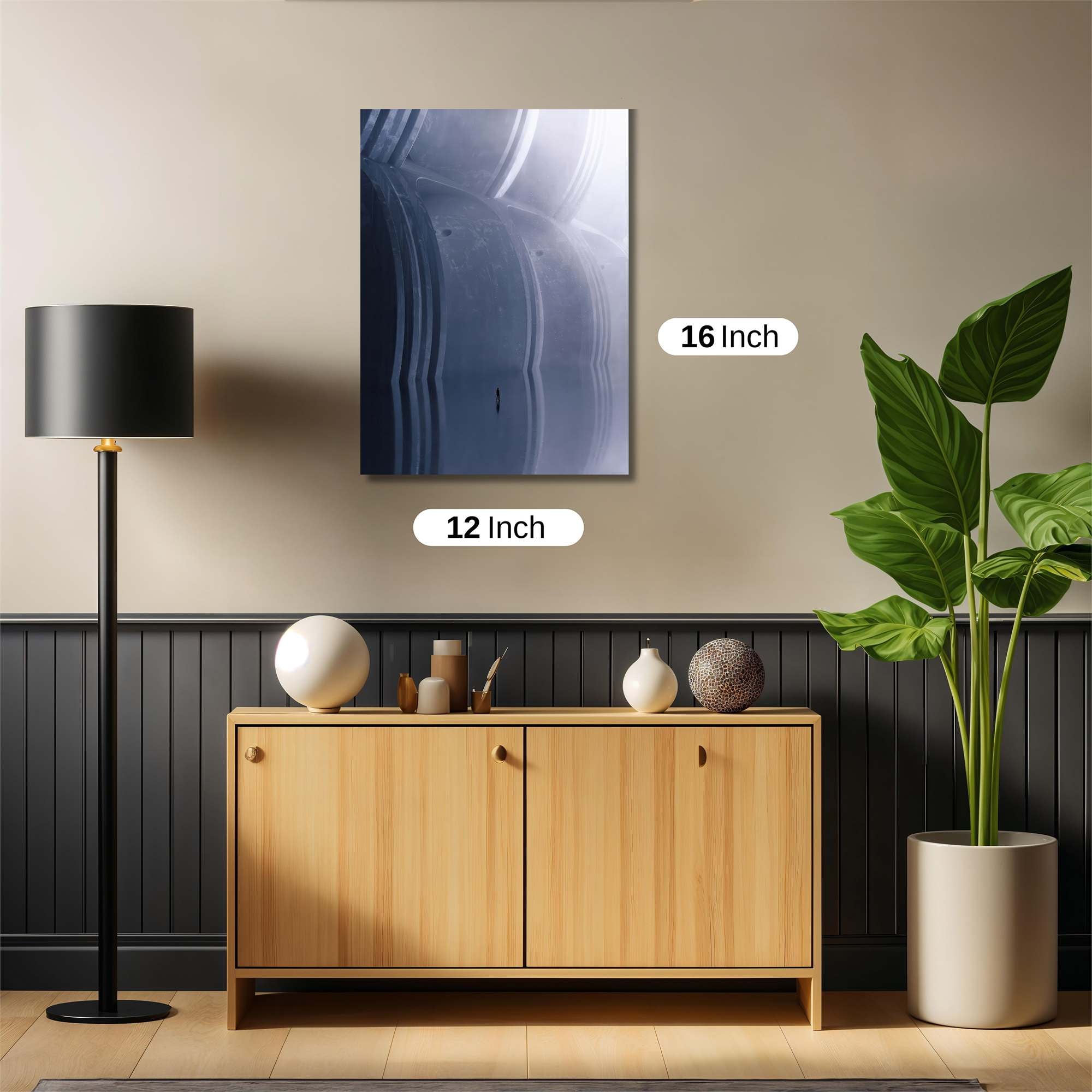 Architectural Echoes Safe Wall Magnetic / M