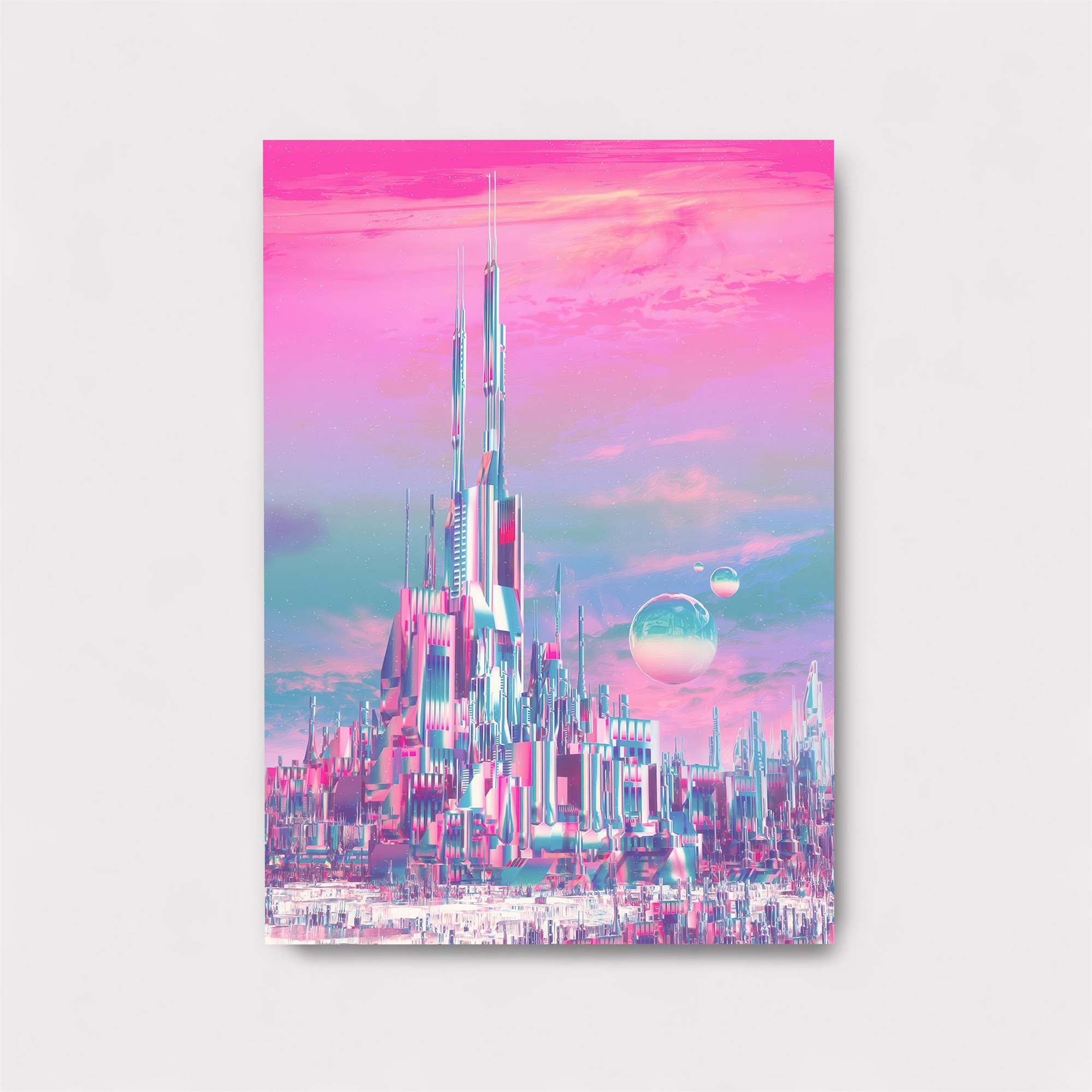 Neon Dreamscape Safe Wall Magnetic / M