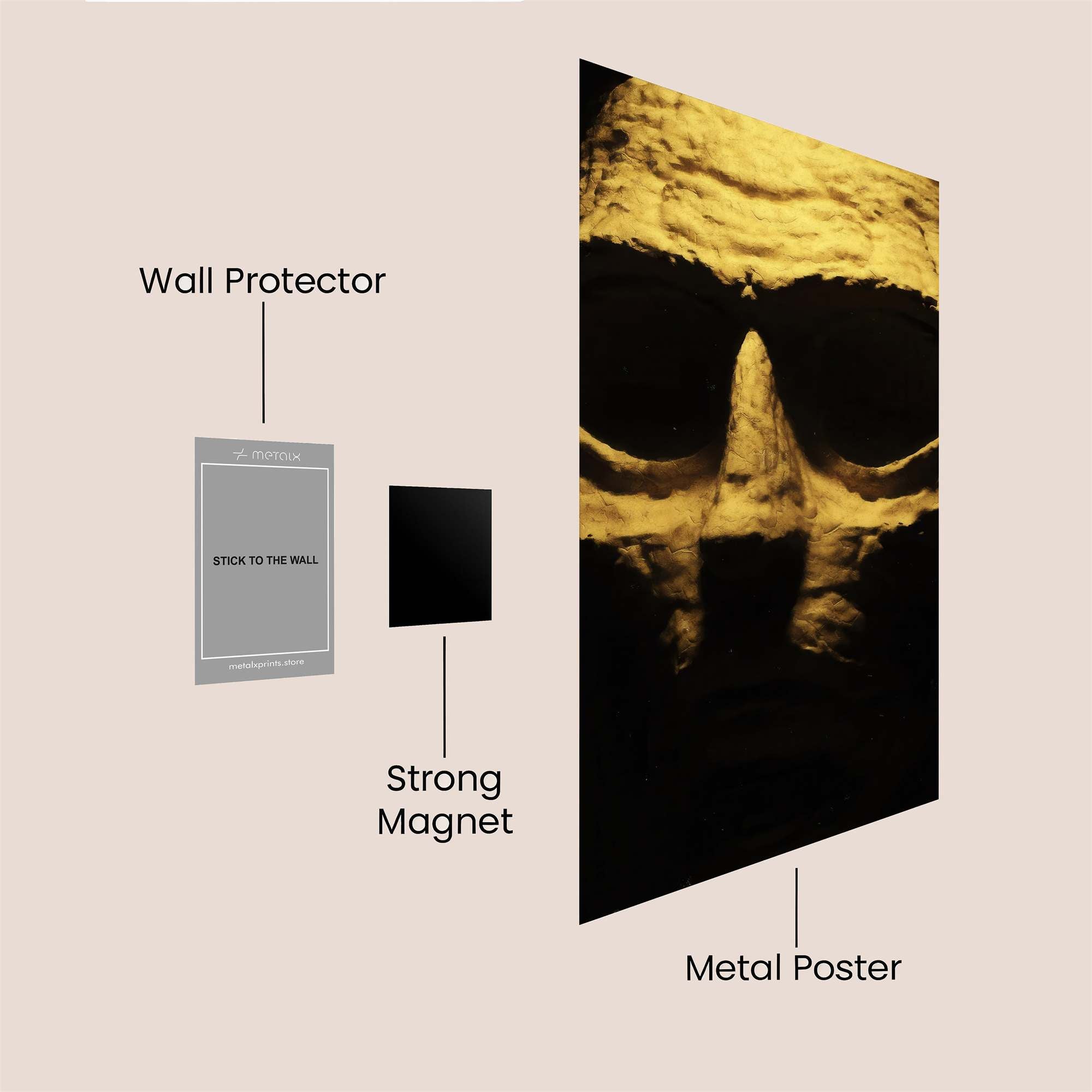 Phantom Shadows Safe Wall Magnetic / M