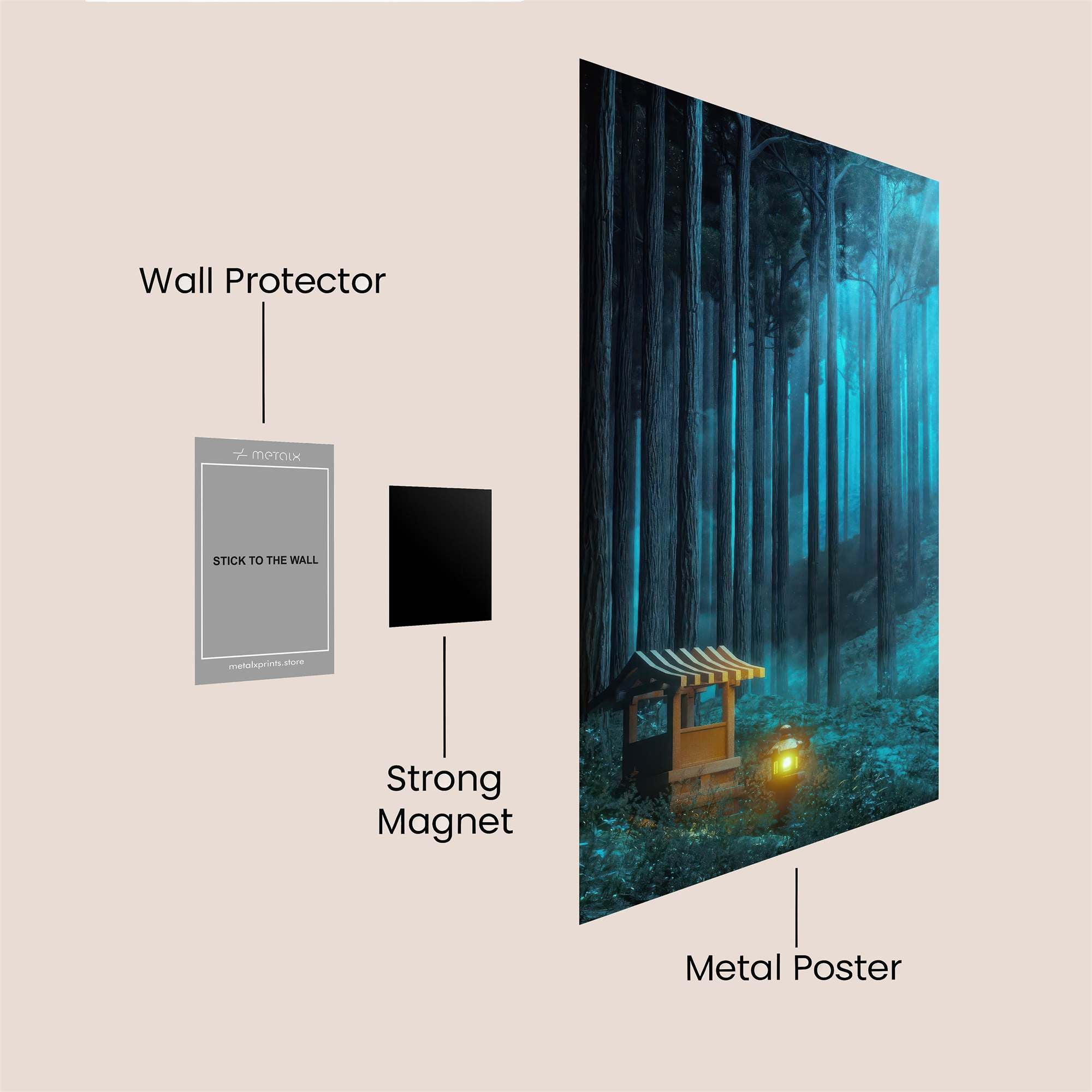 Enchanted Sanctuary Safe Wall Magnetic / M