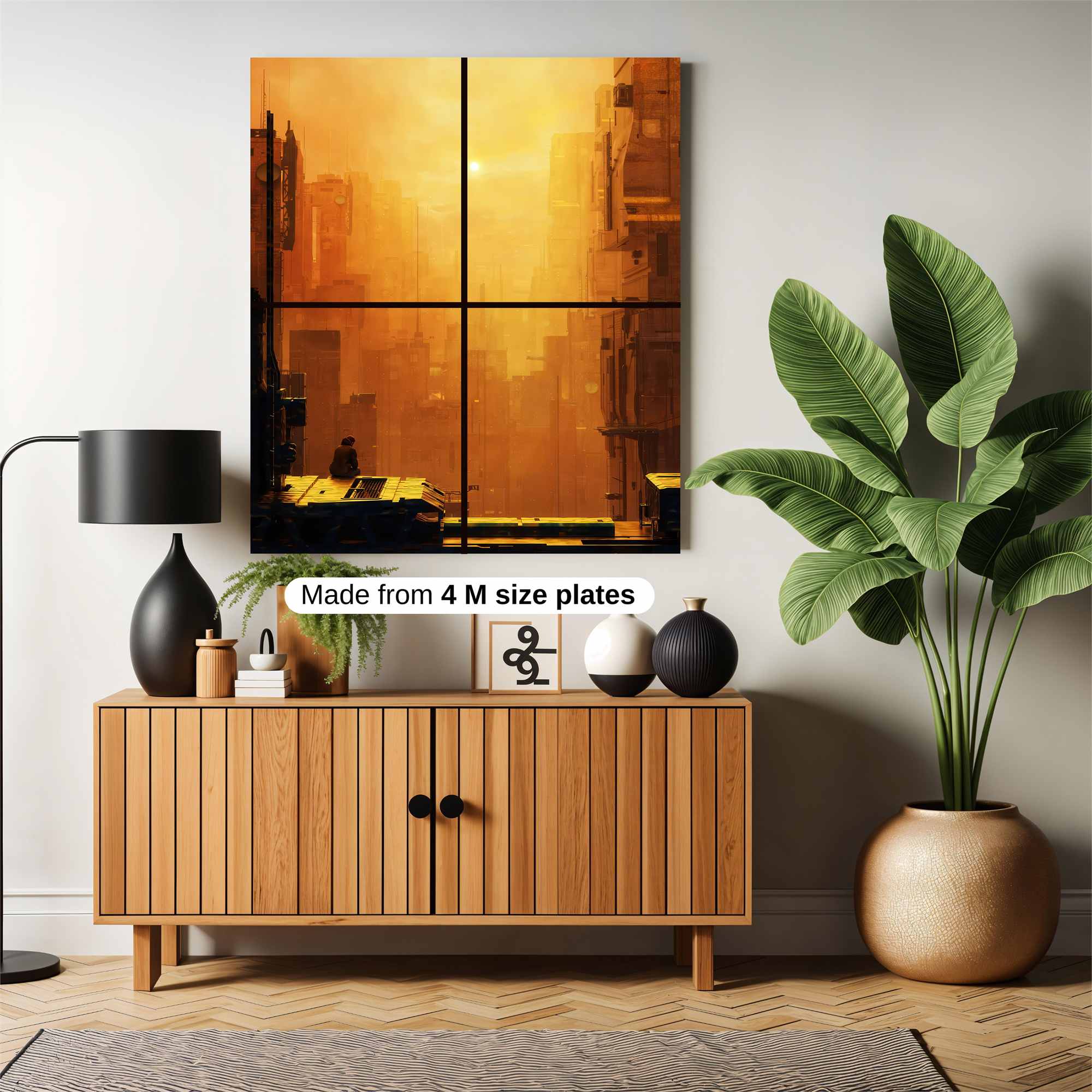 Sunset Solitude Safe Wall Magnetic / M