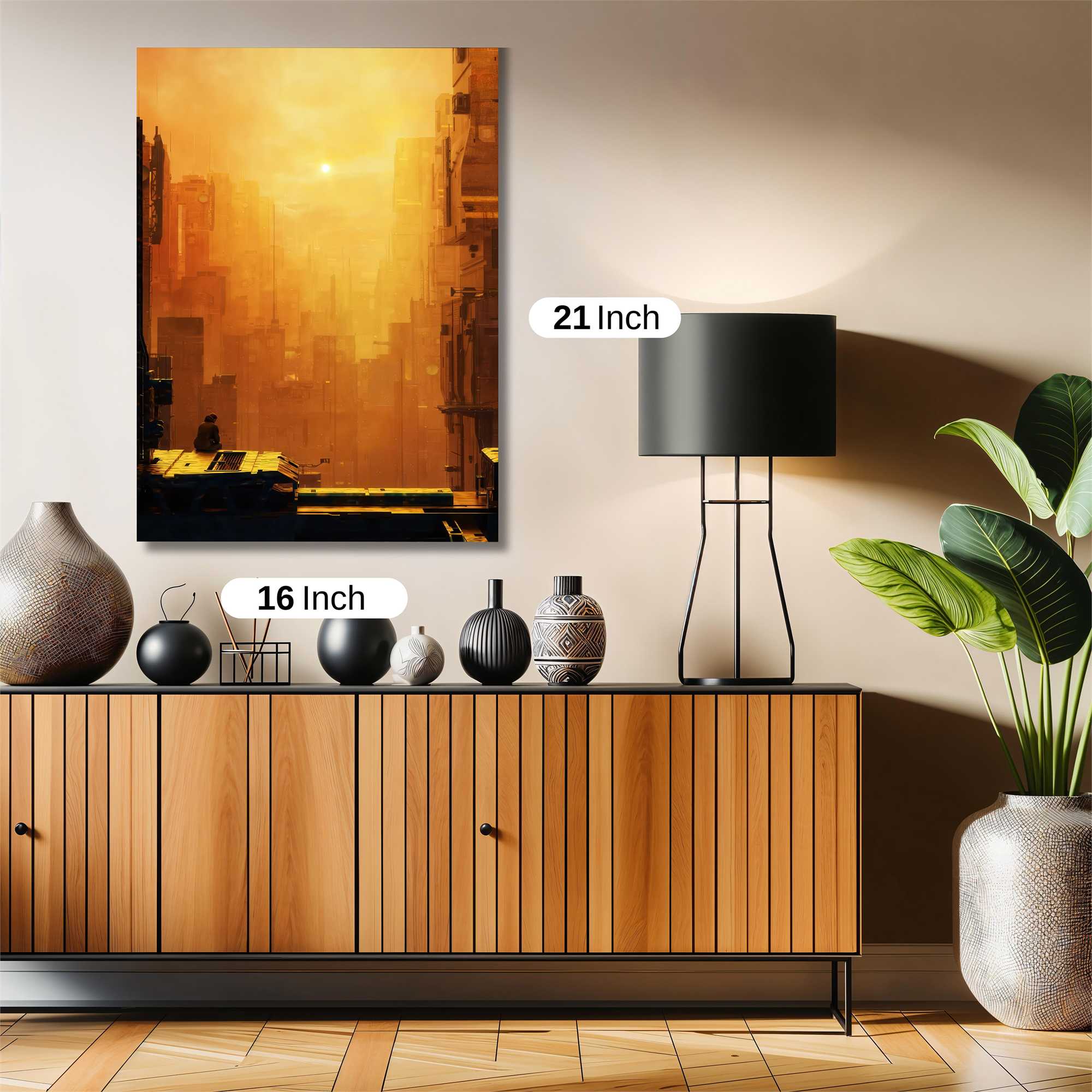 Sunset Solitude Safe Wall Magnetic / M