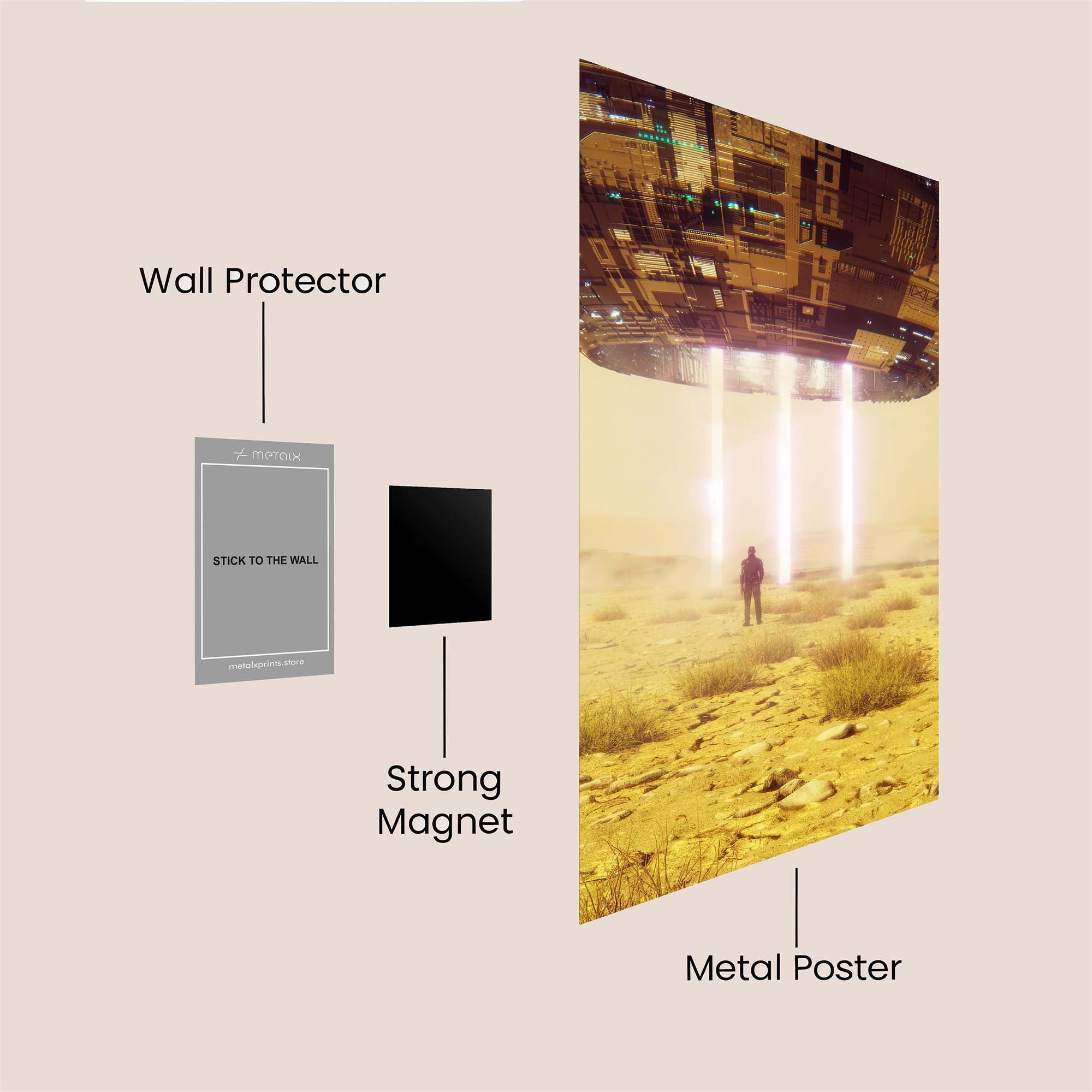 Desert Encounter Safe Wall Magnetic / M
