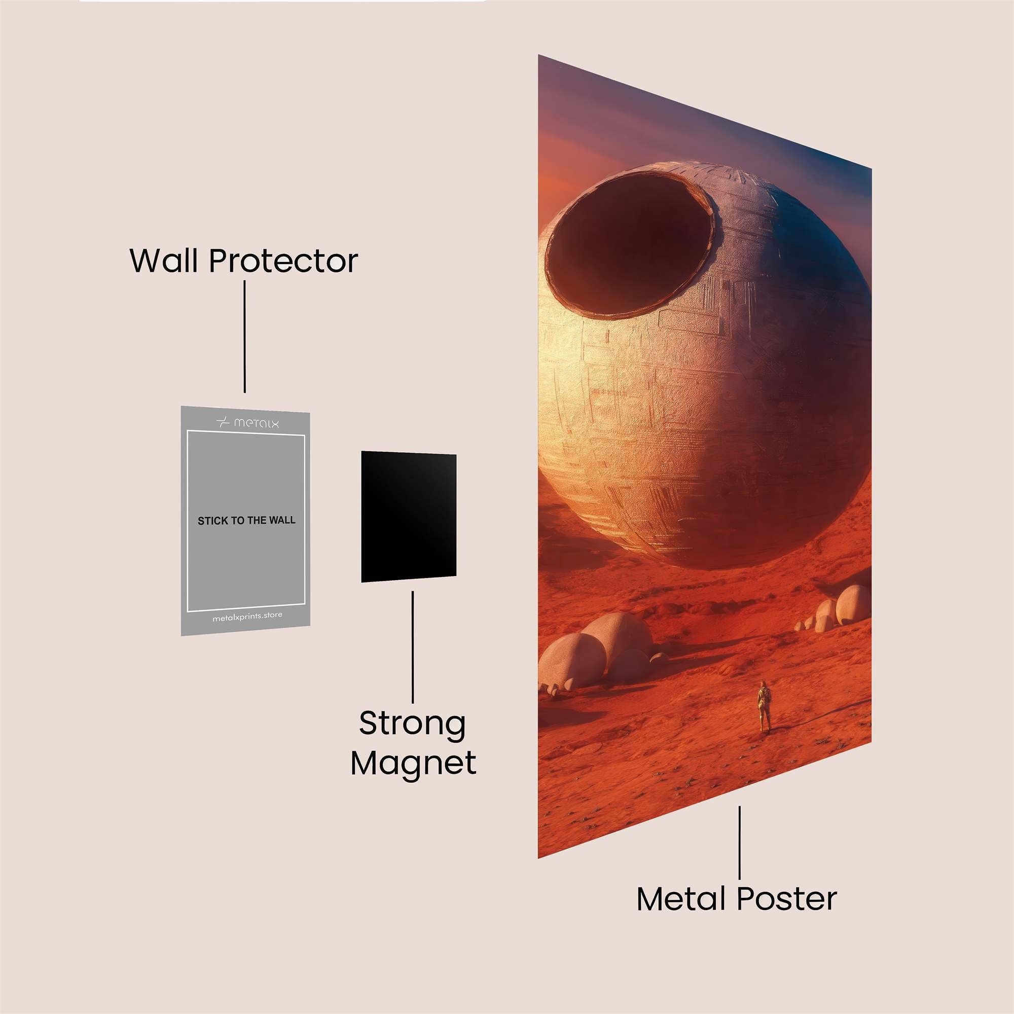 Orbital Enigma Safe Wall Magnetic / M