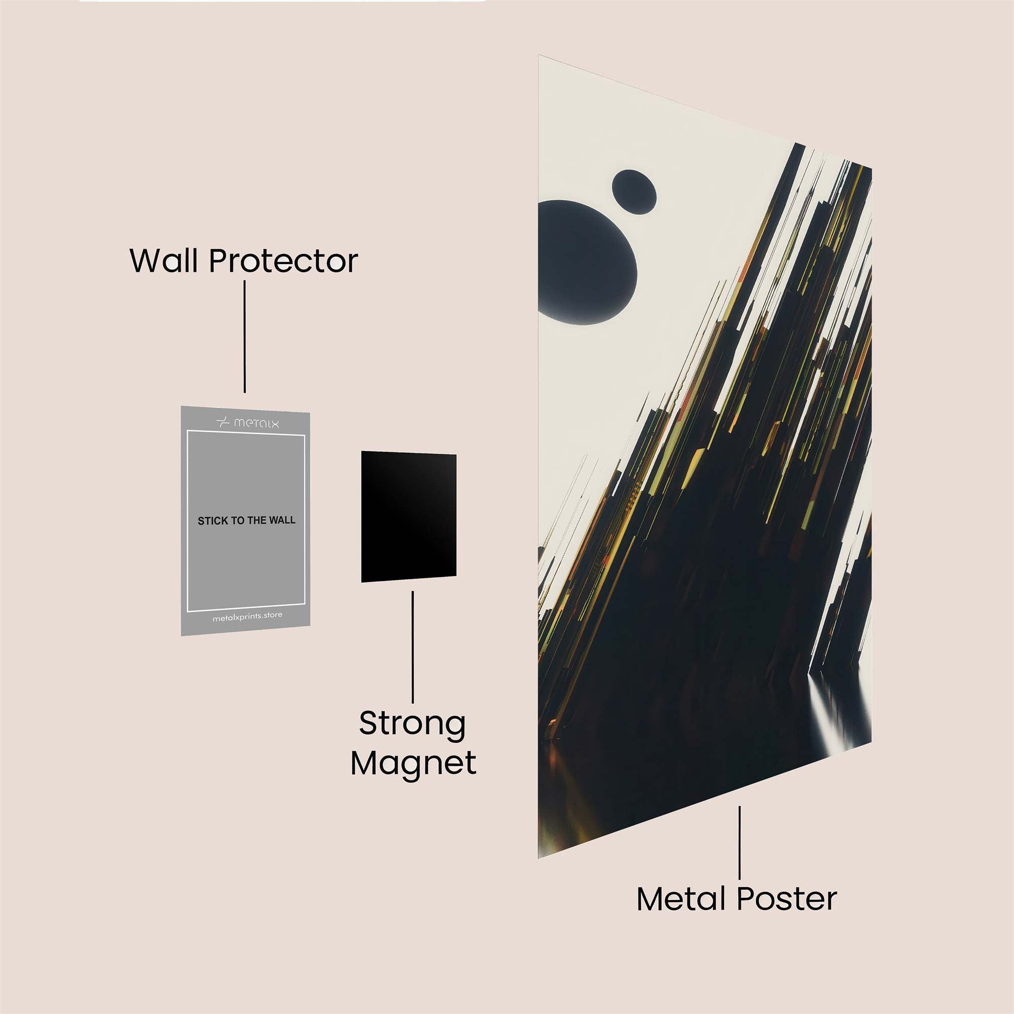 Cosmic Ascension Safe Wall Magnetic / M