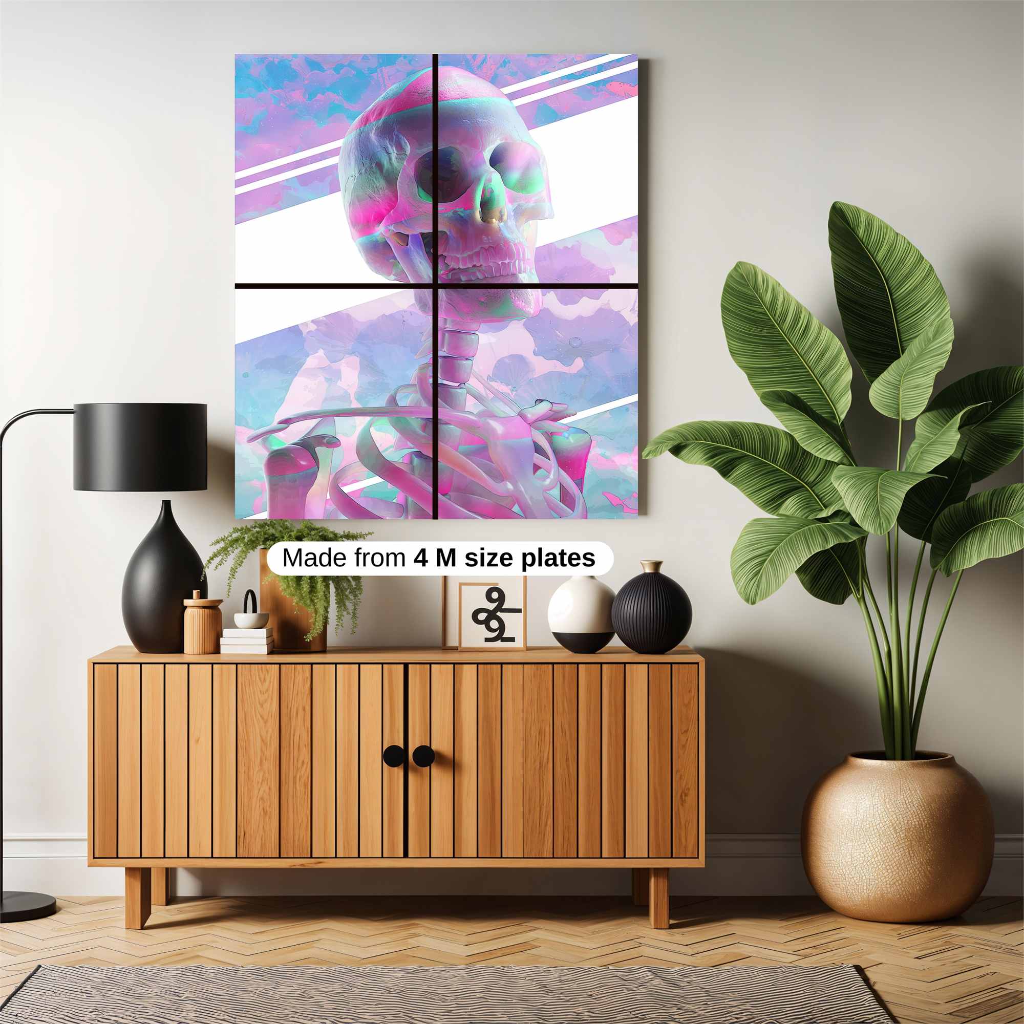 Skeleton Serenity Safe Wall Magnetic / M