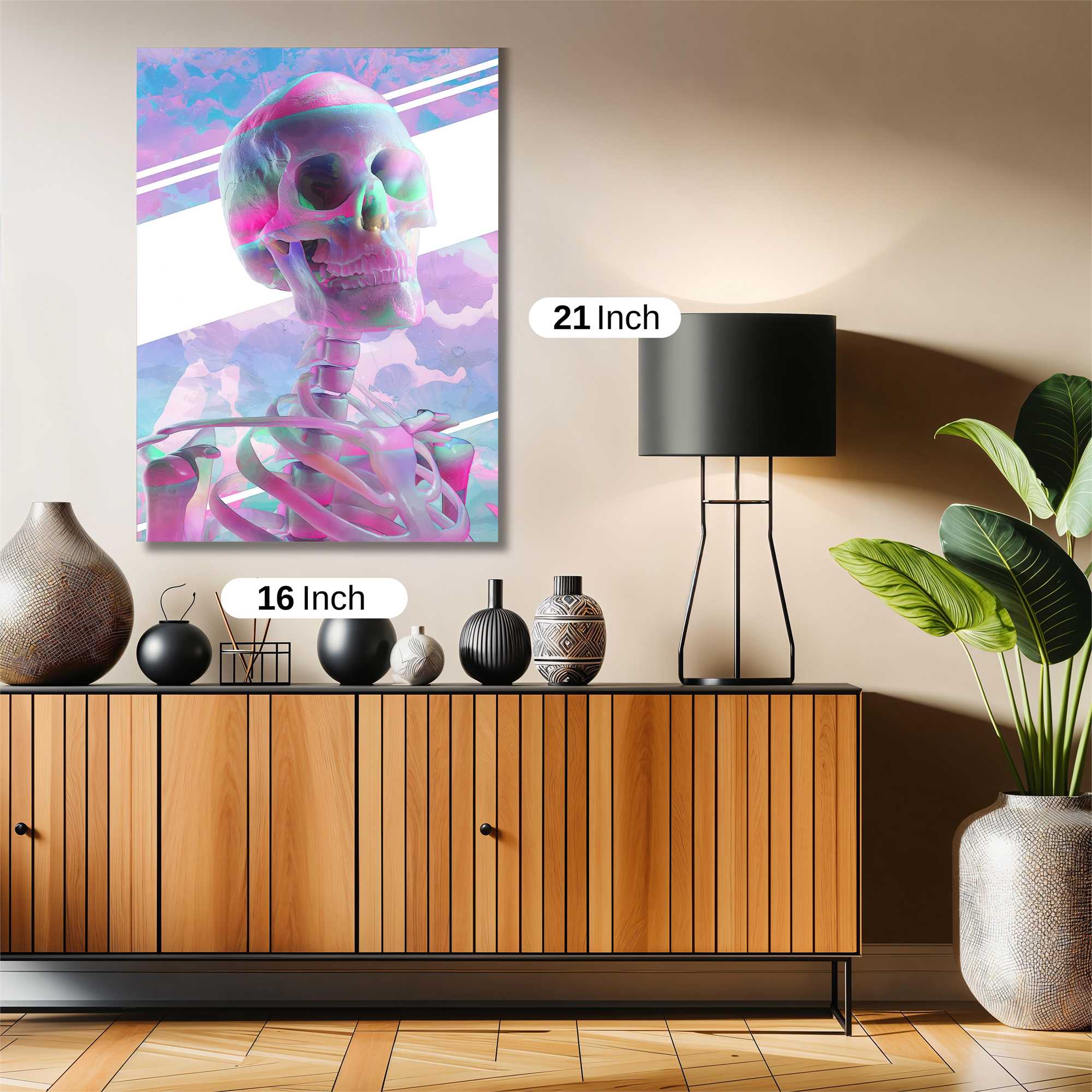 Skeleton Serenity Safe Wall Magnetic / M